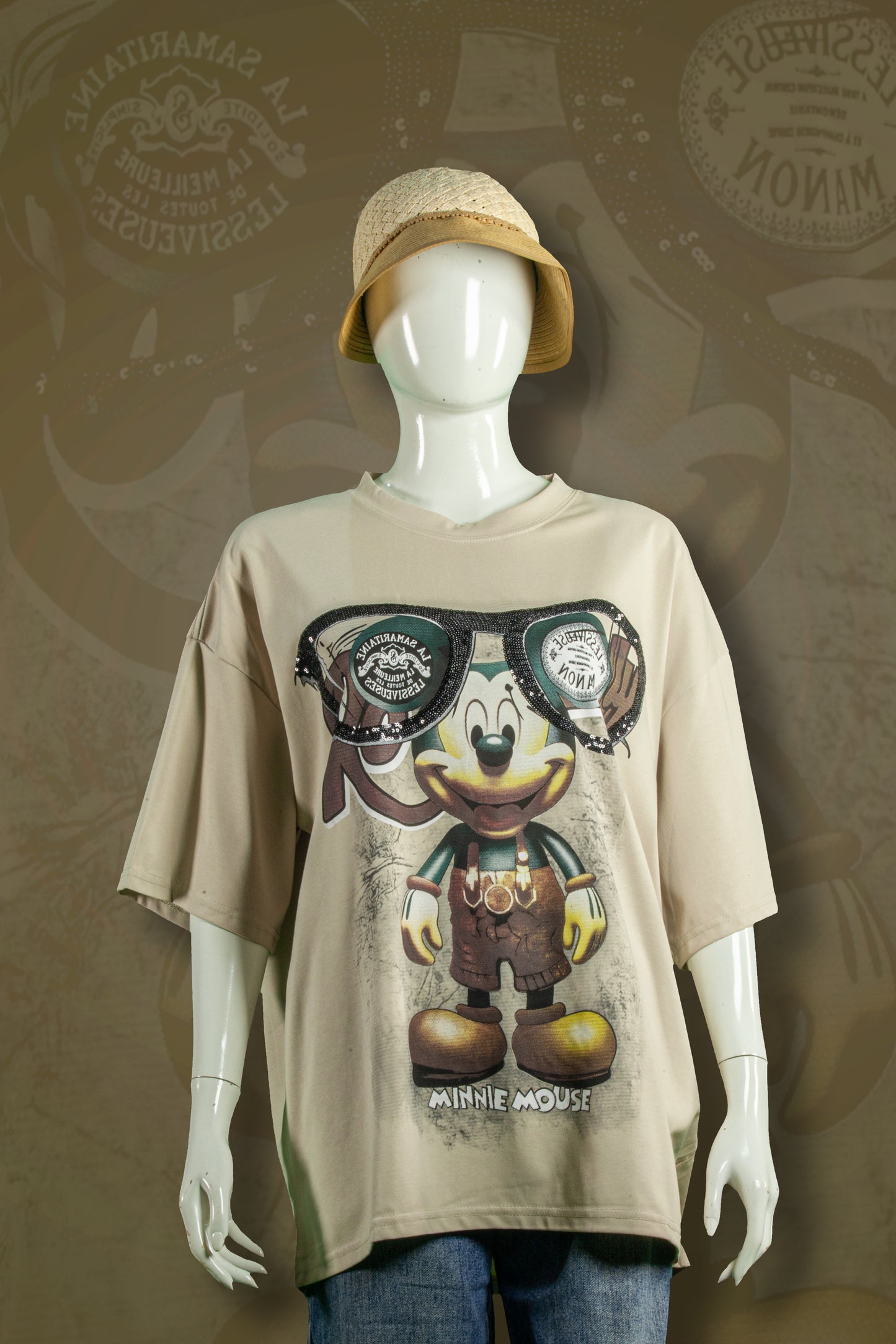 T-Shirt Model Mickey Kaca Mata Besar
