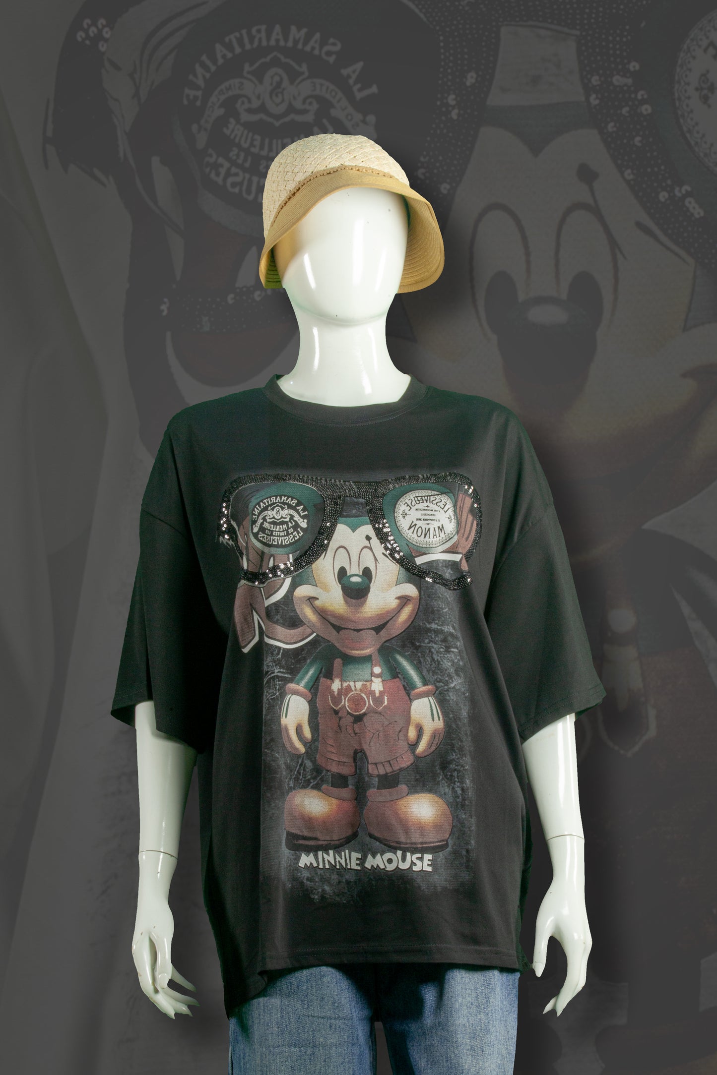 T-Shirt Model Mickey Kaca Mata Besar