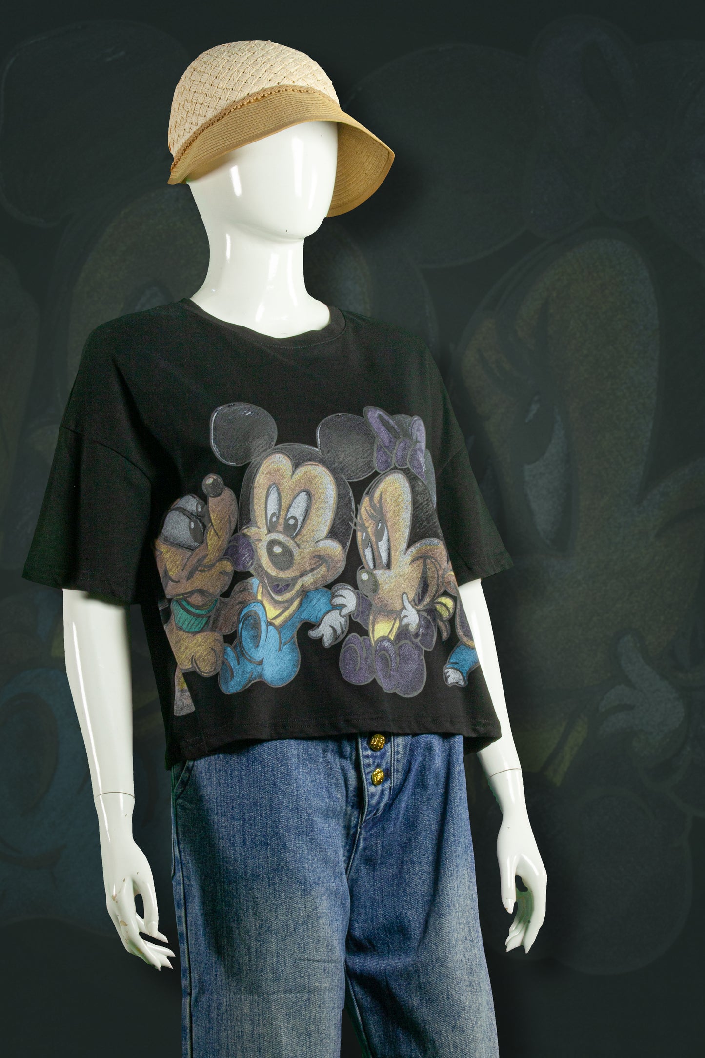 T-Shirt Crop Model Baby Mickey & Friend