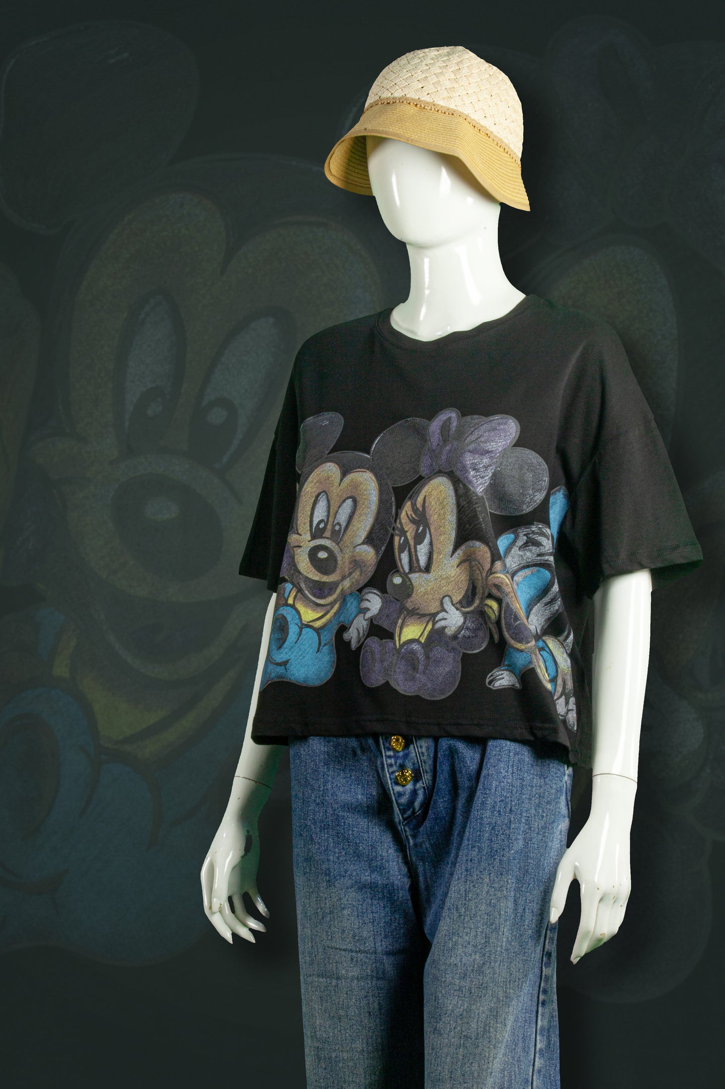T-Shirt Crop Model Baby Mickey & Friend