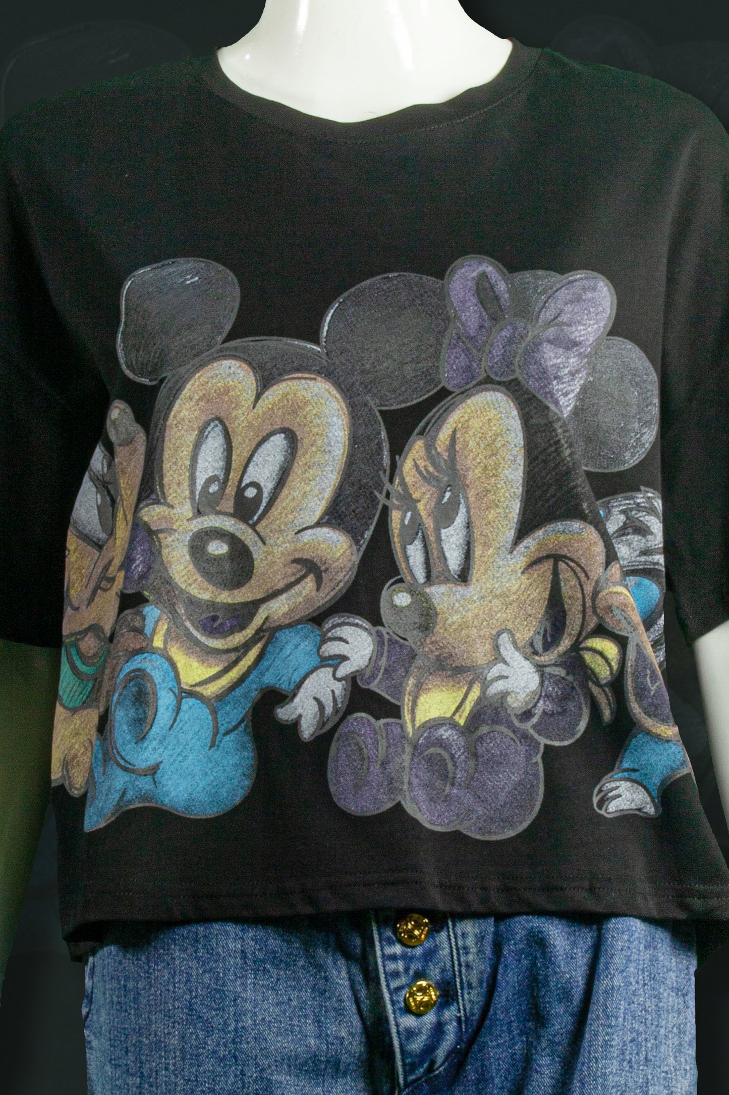 T-Shirt Crop Model Baby Mickey & Friend