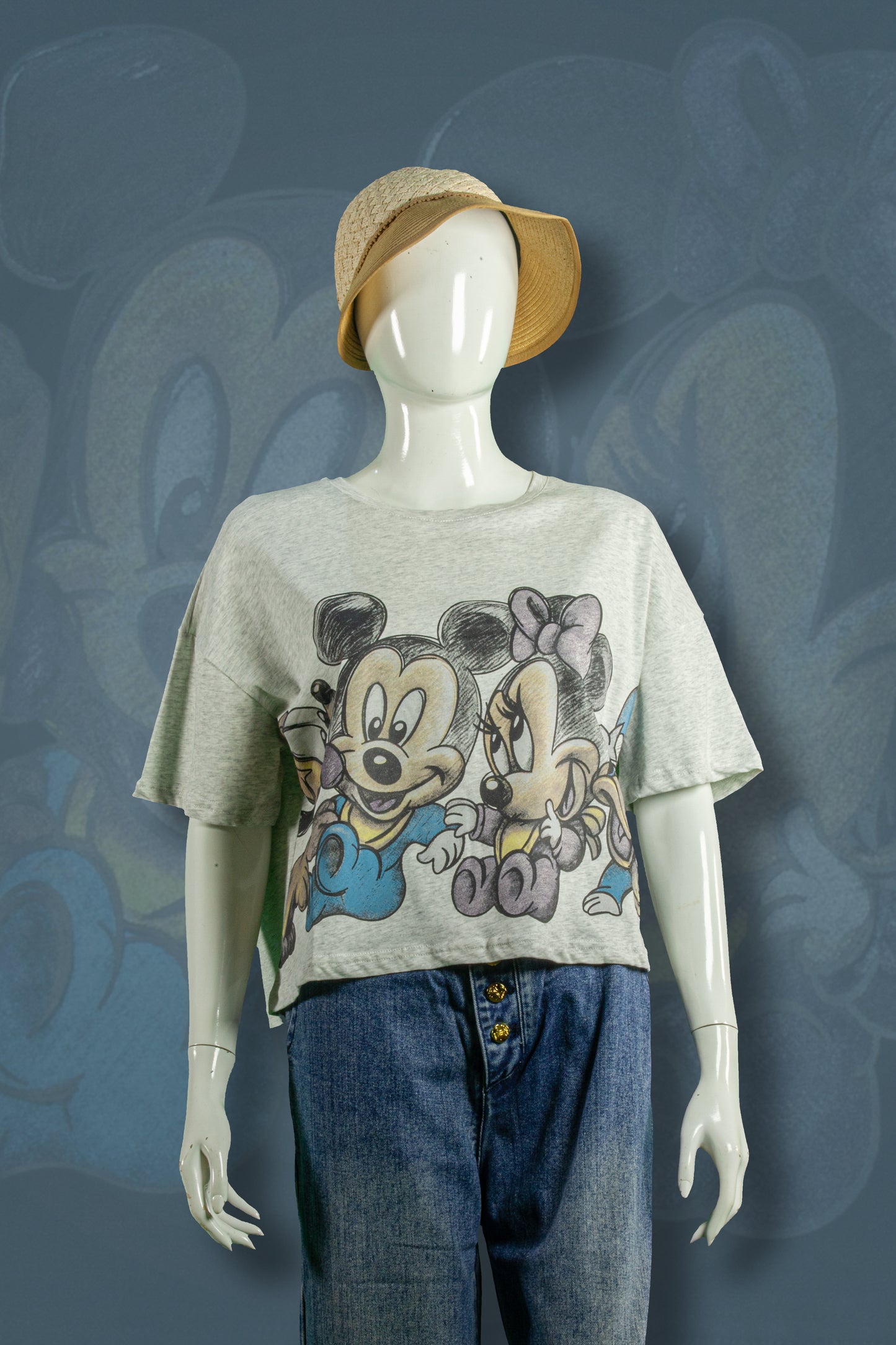 T-Shirt Crop Model Baby Mickey & Friend