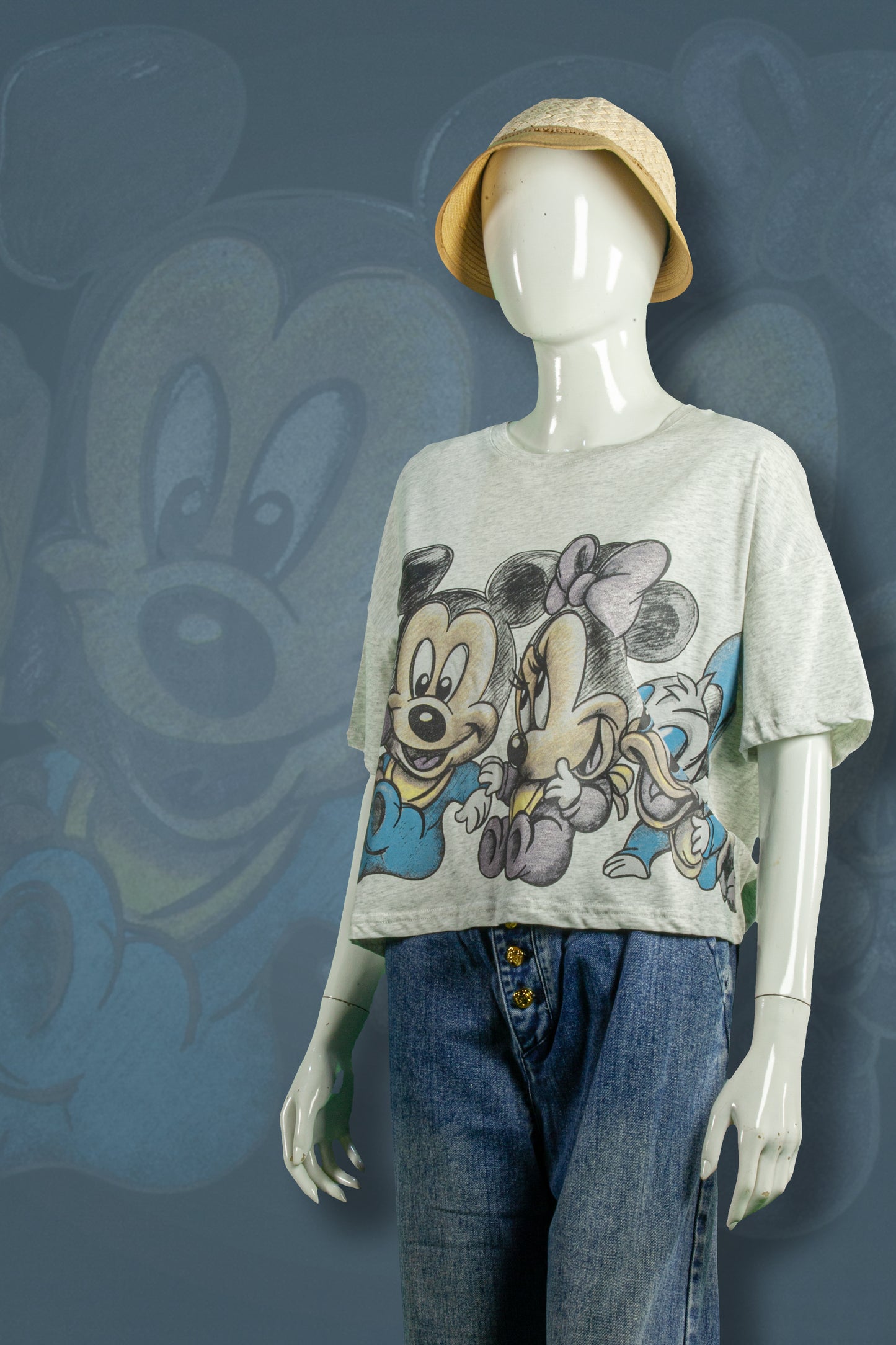 T-Shirt Crop Model Baby Mickey & Friend