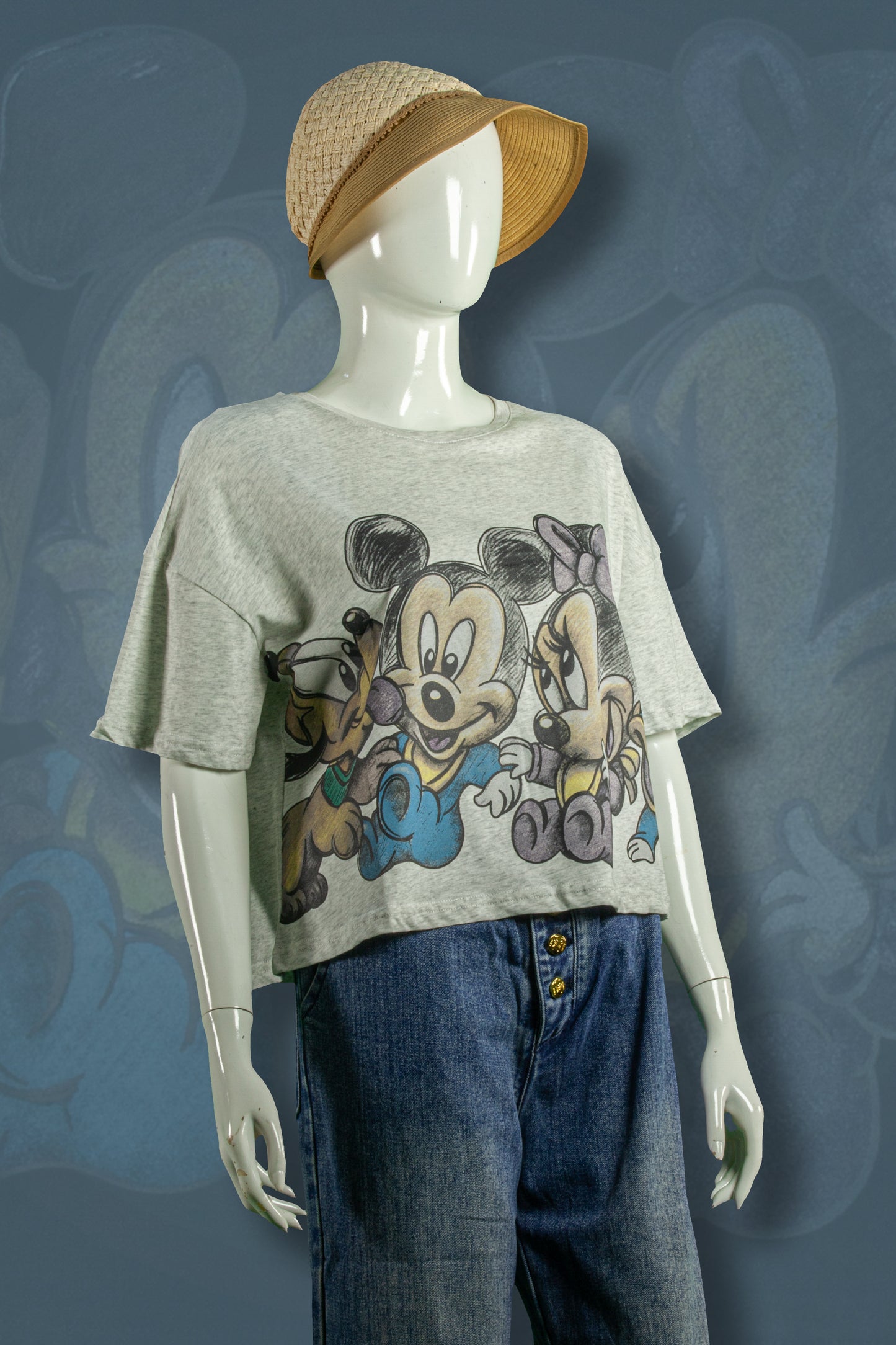 T-Shirt Crop Model Baby Mickey & Friend