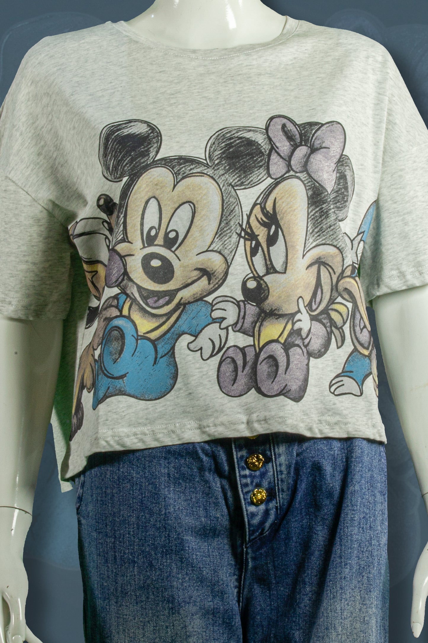 T-Shirt Crop Model Baby Mickey & Friend