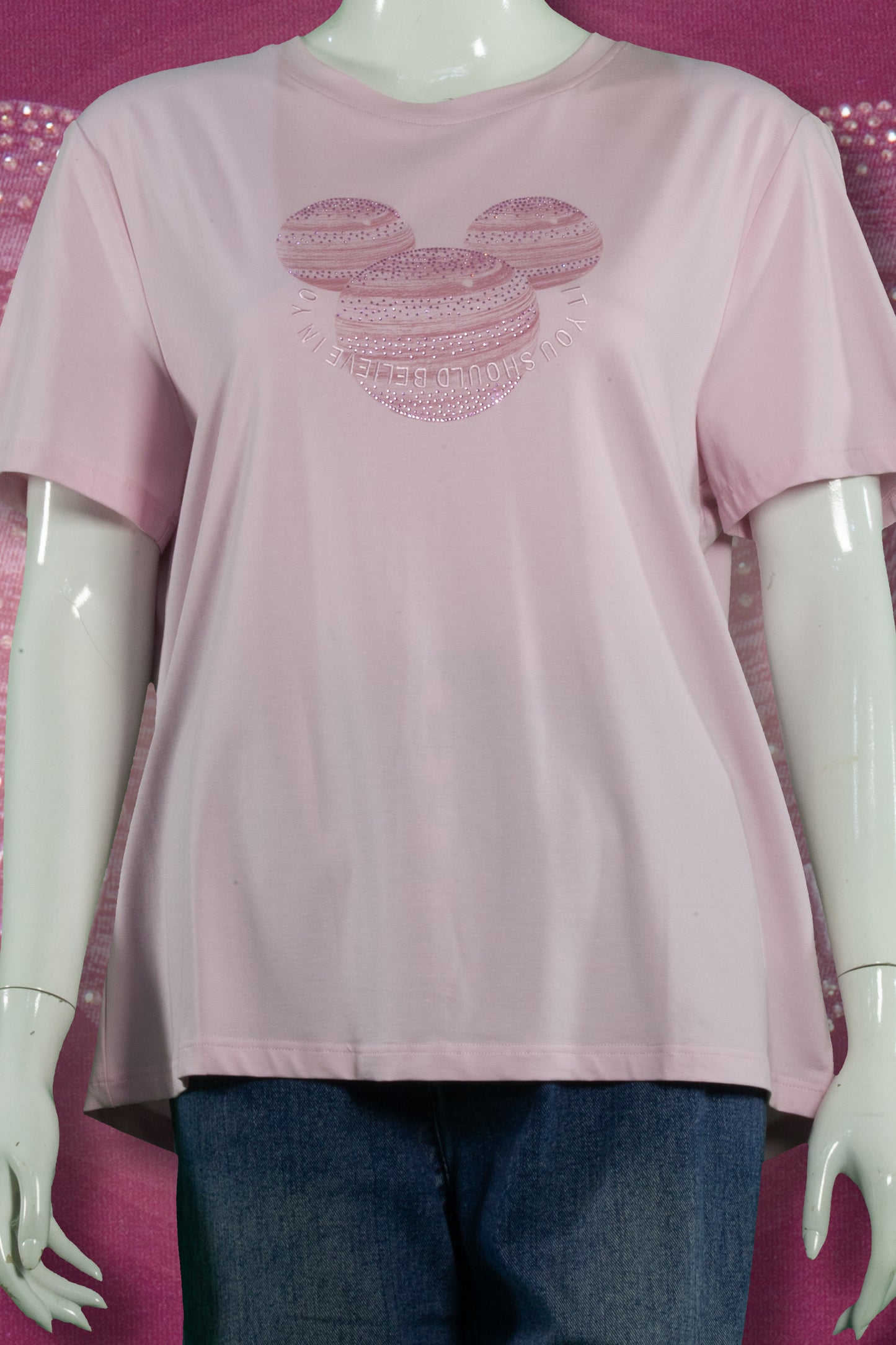 T-Shirt Tencel Motif Like Mickey Head