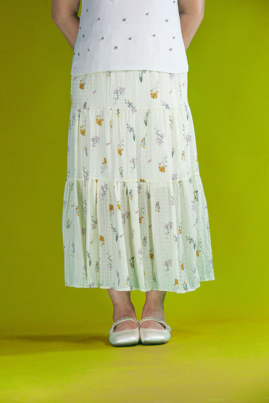 Rok Motif Bunga