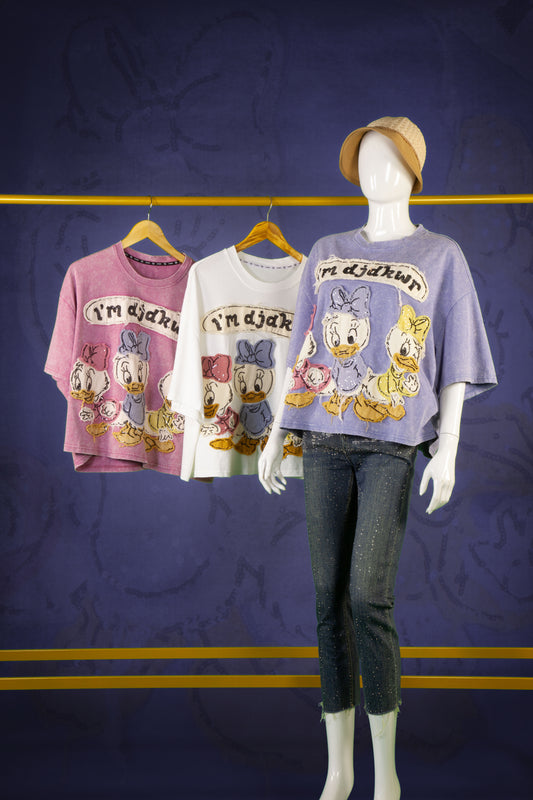 T-Shirt Premium Crop Motif April, May, and June