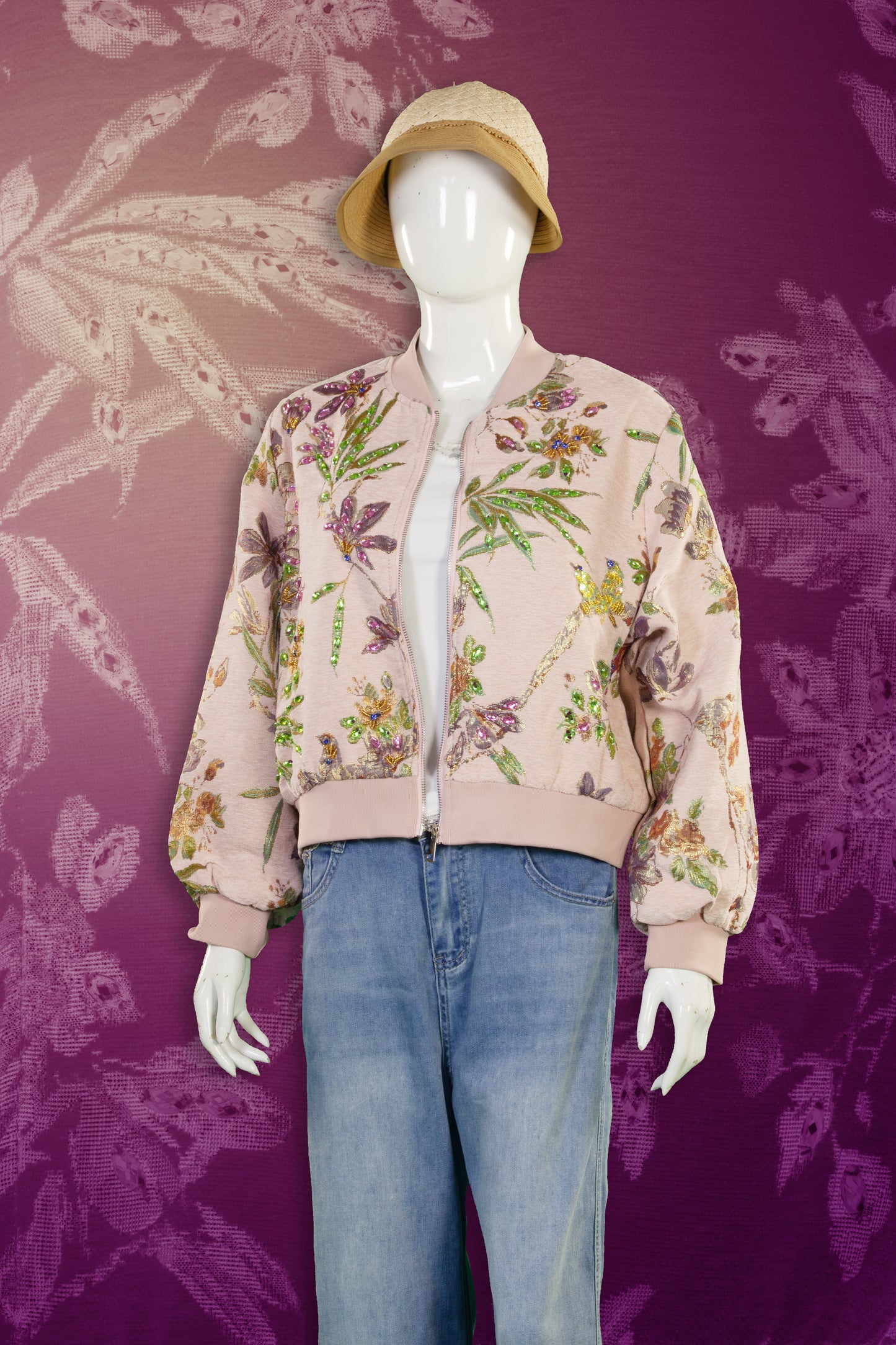 Jaket Motif Bamboo