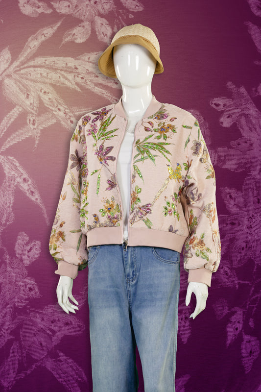 Jaket Motif Bamboo