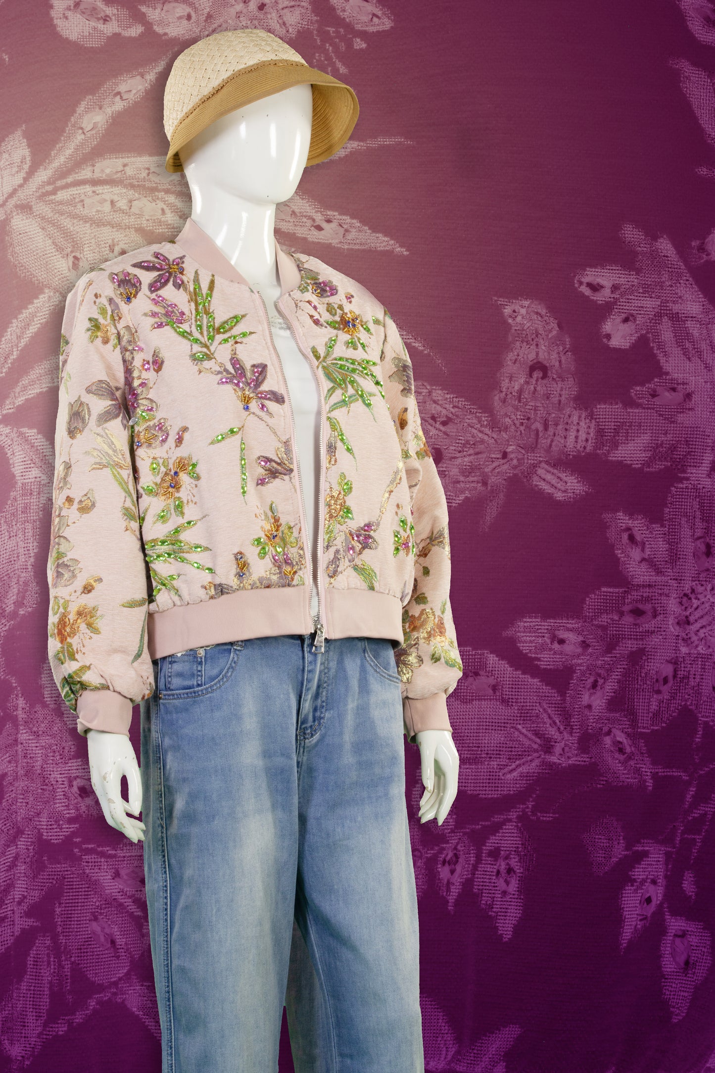 Jaket Motif Bamboo