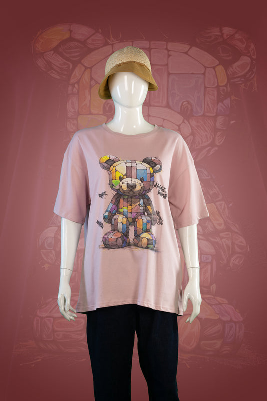 T-Shirt Motif Patch Bear