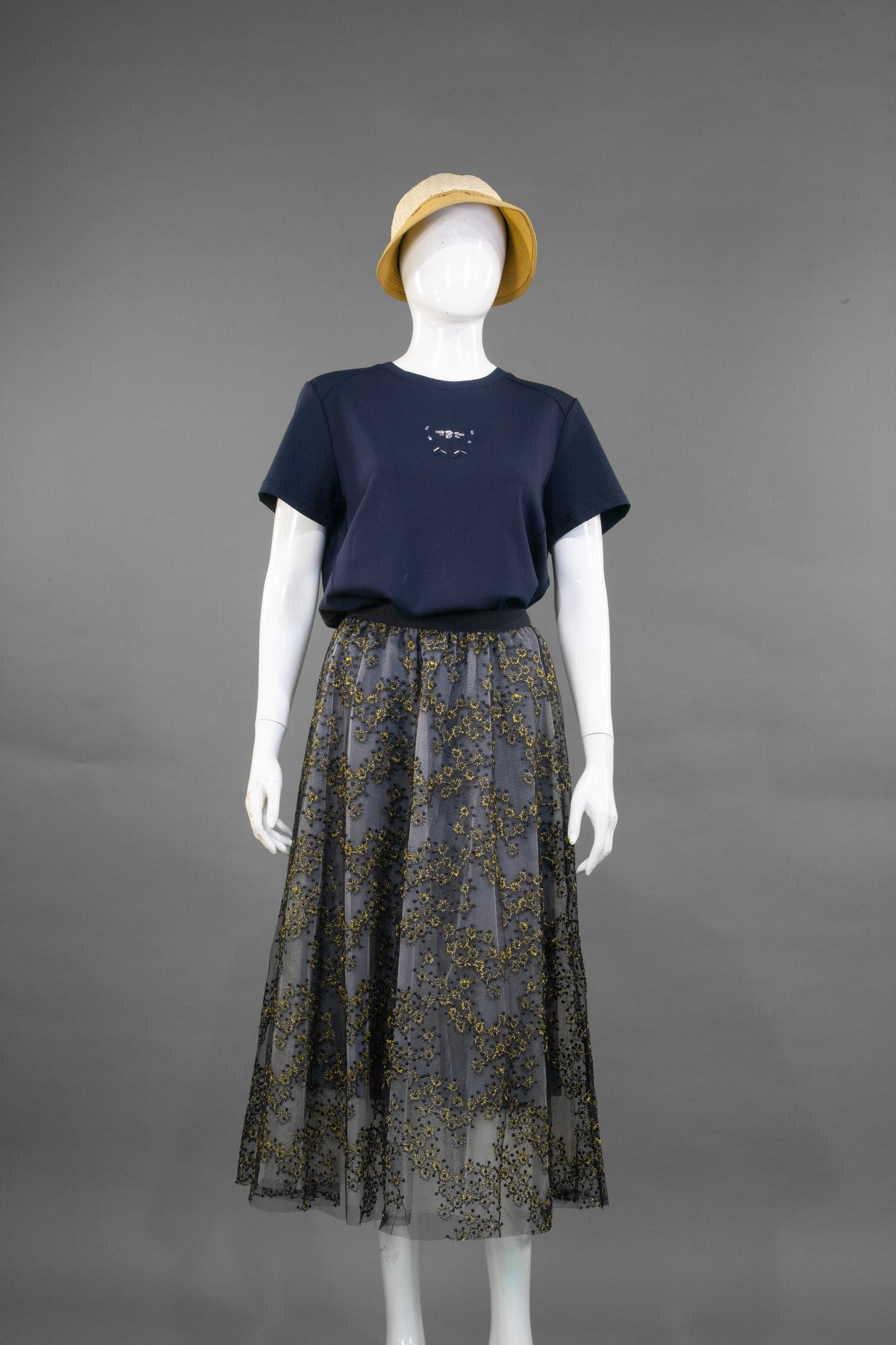 Rok Tile Bordir Floral