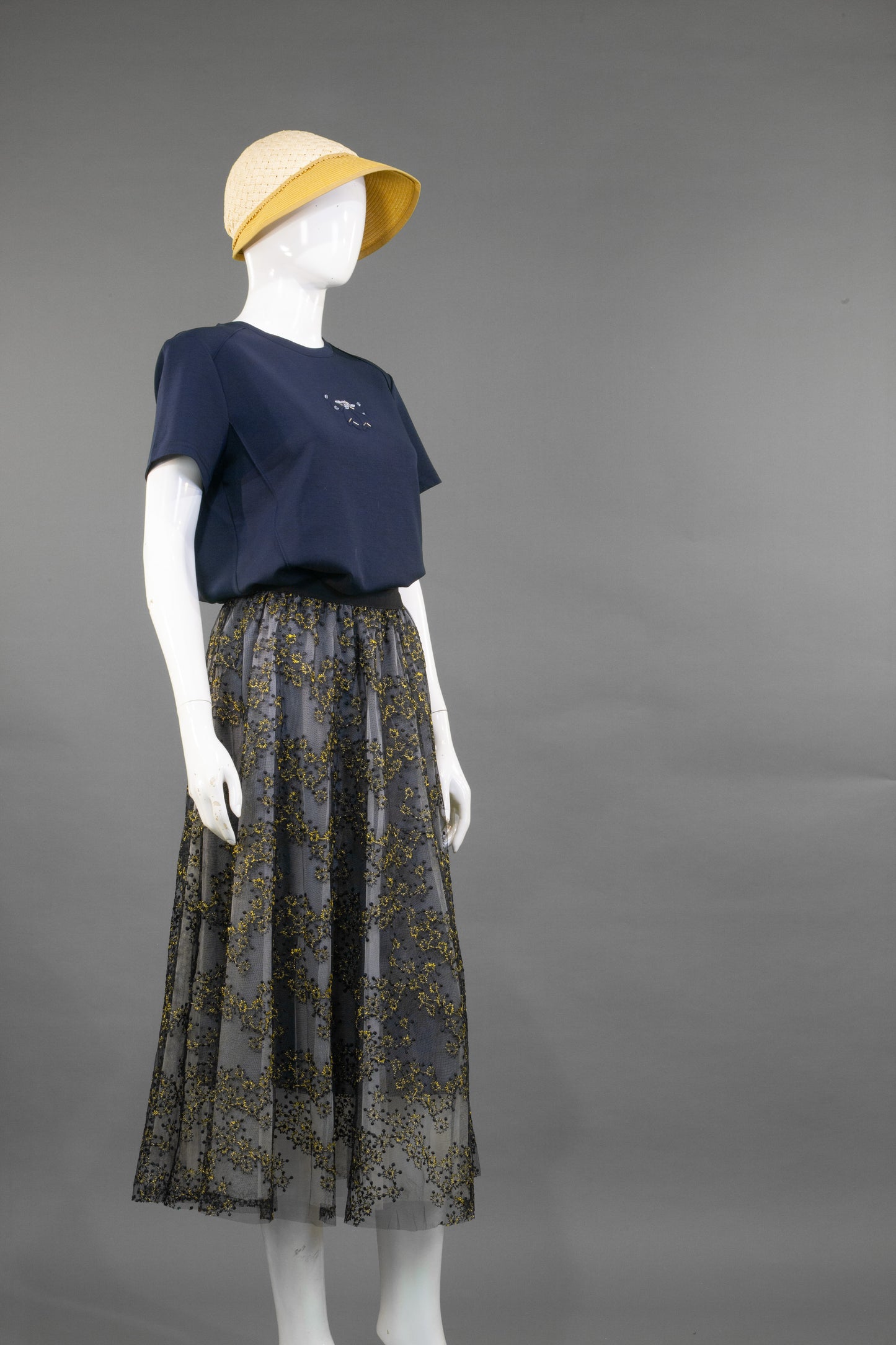 Rok Tile Bordir Floral