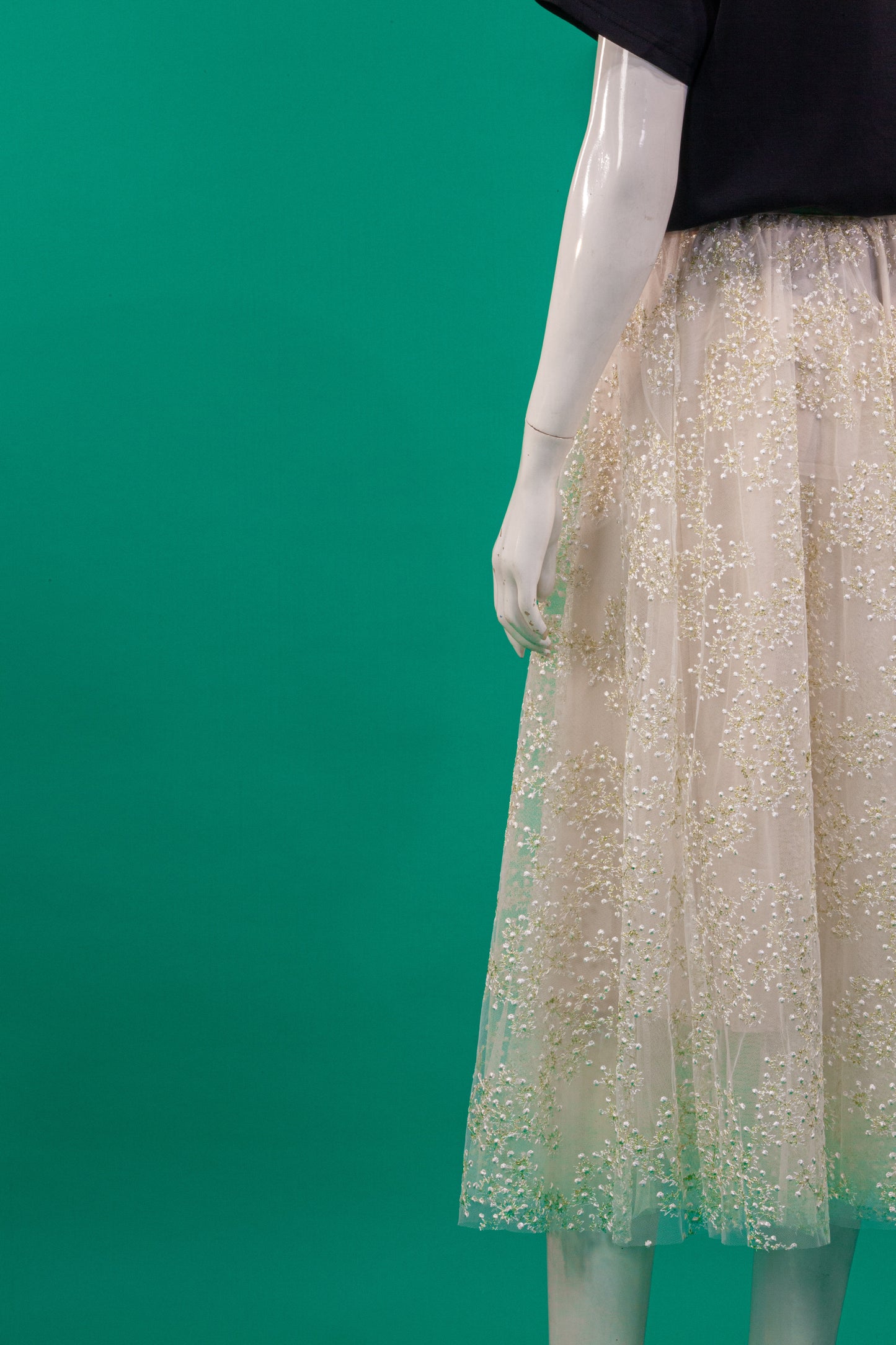 Rok Tile Bordir Floral