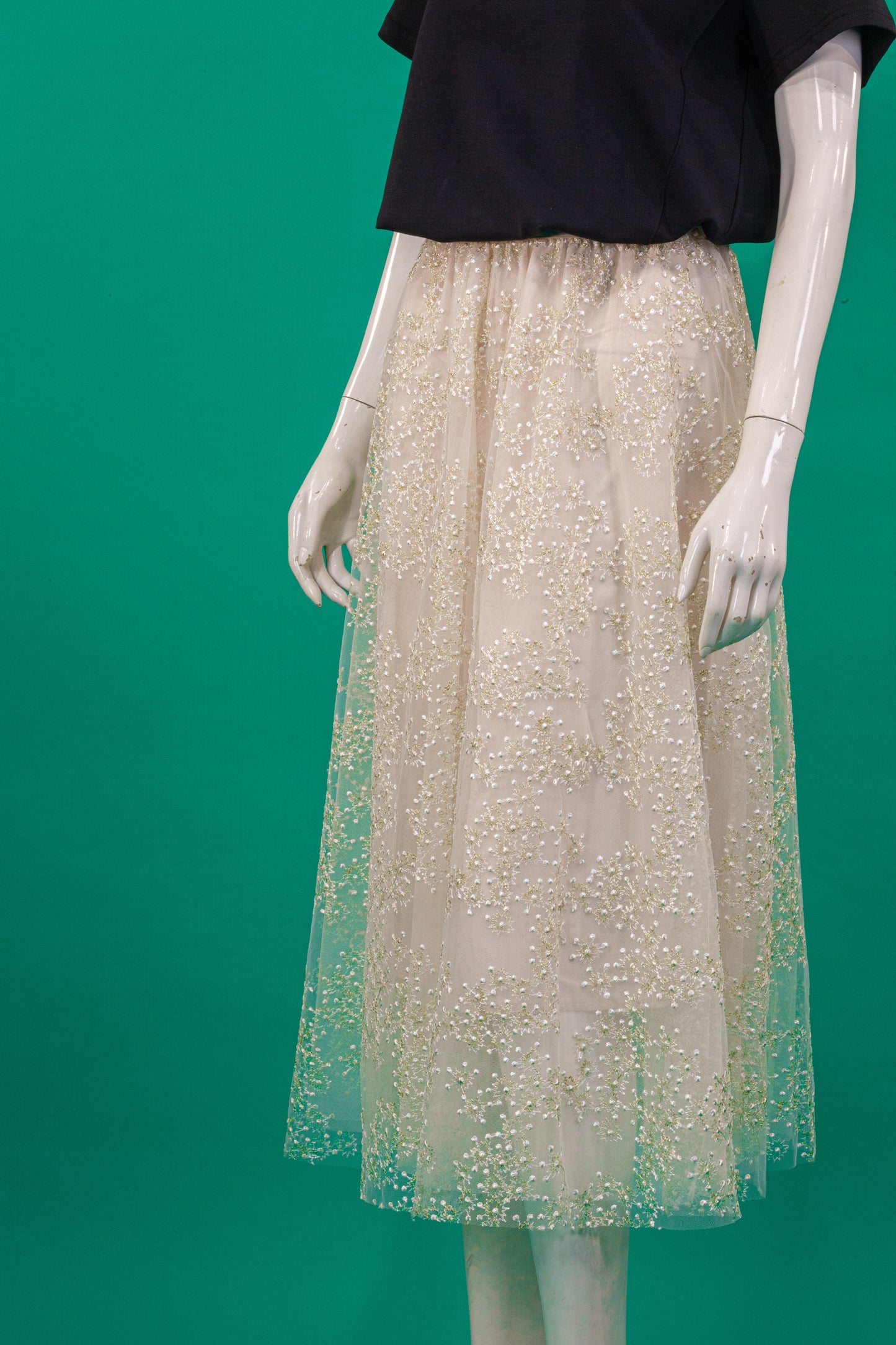 Rok Tile Bordir Floral