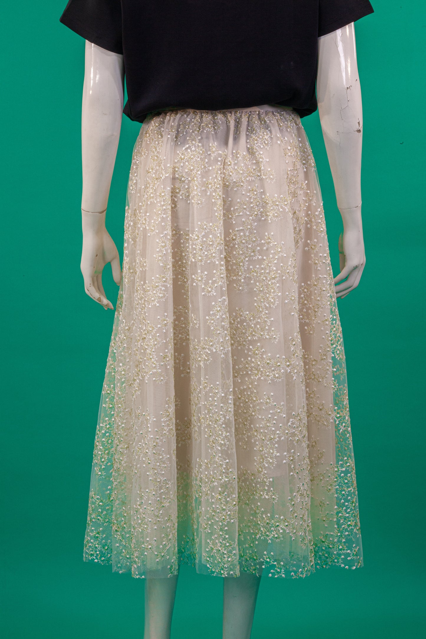 Rok Tile Bordir Floral
