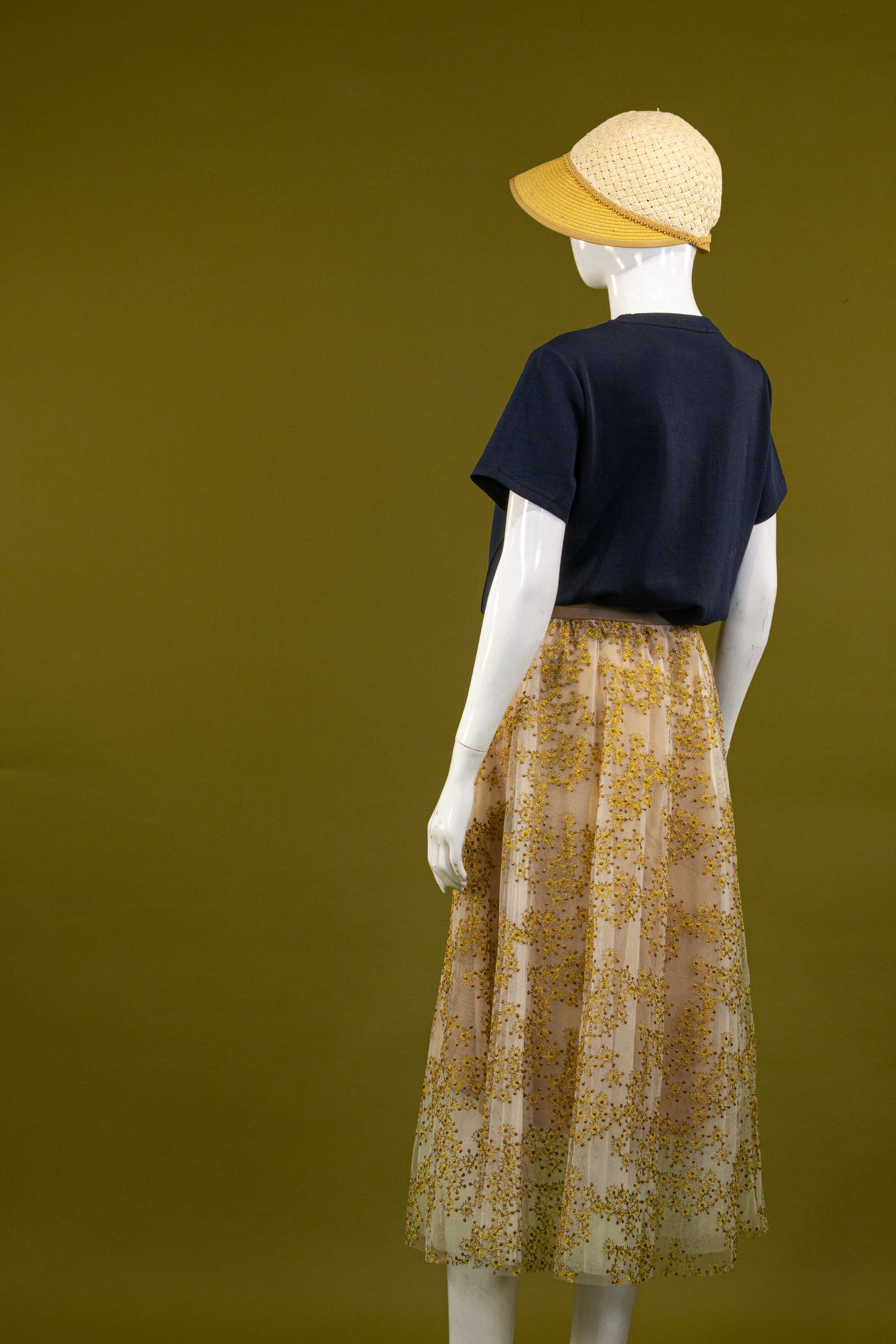 Rok Tile Bordir Floral