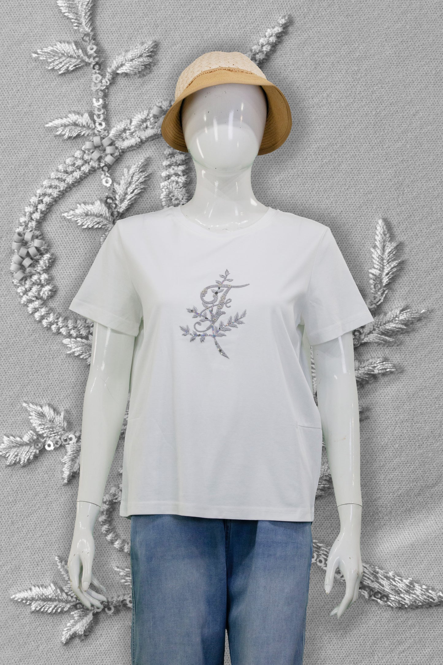 T-Shirt Motif Leaf (Manik & Mata)