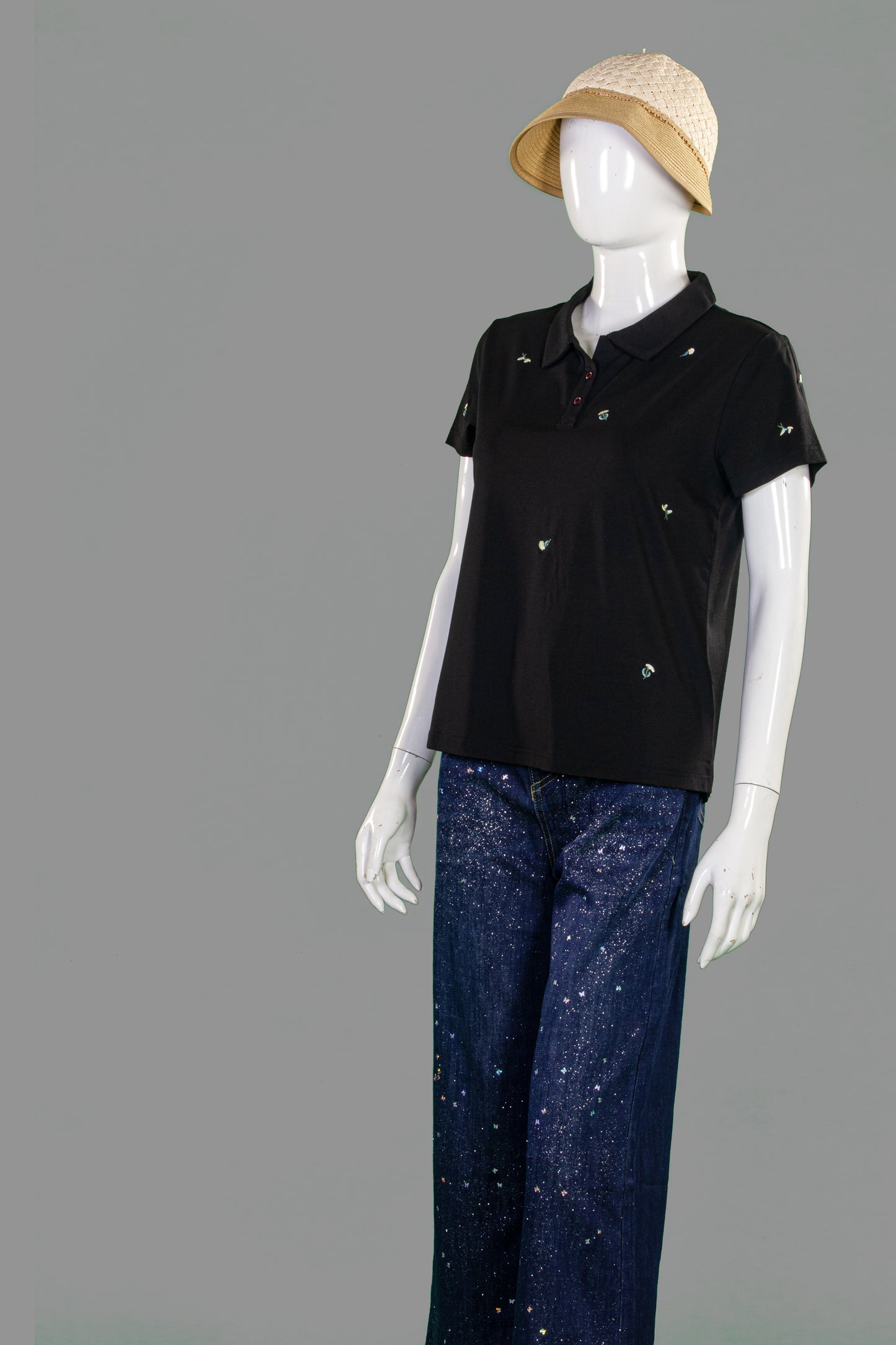 Blouse Motif Single Flower
