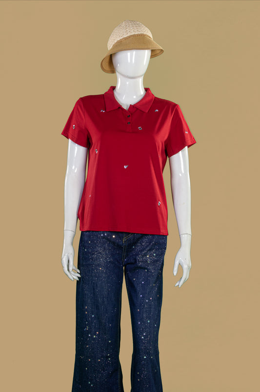 Blouse Motif Single Flower