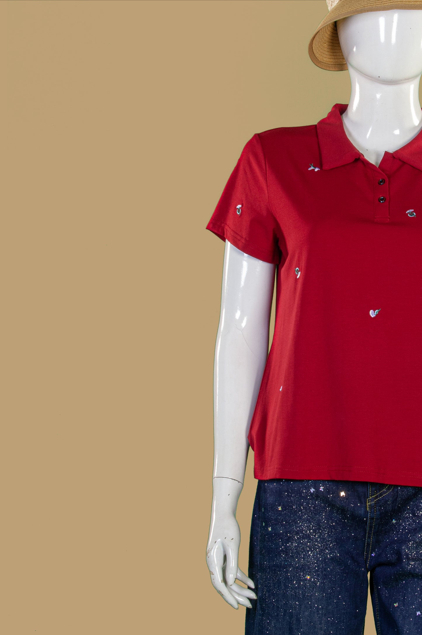 Blouse Motif Single Flower