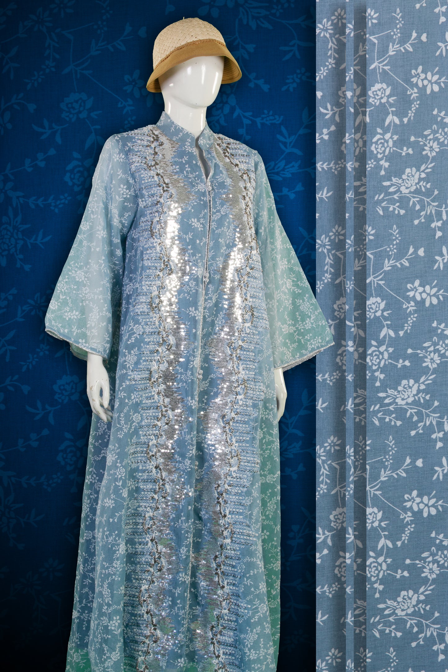 Kaftan Motif Floral