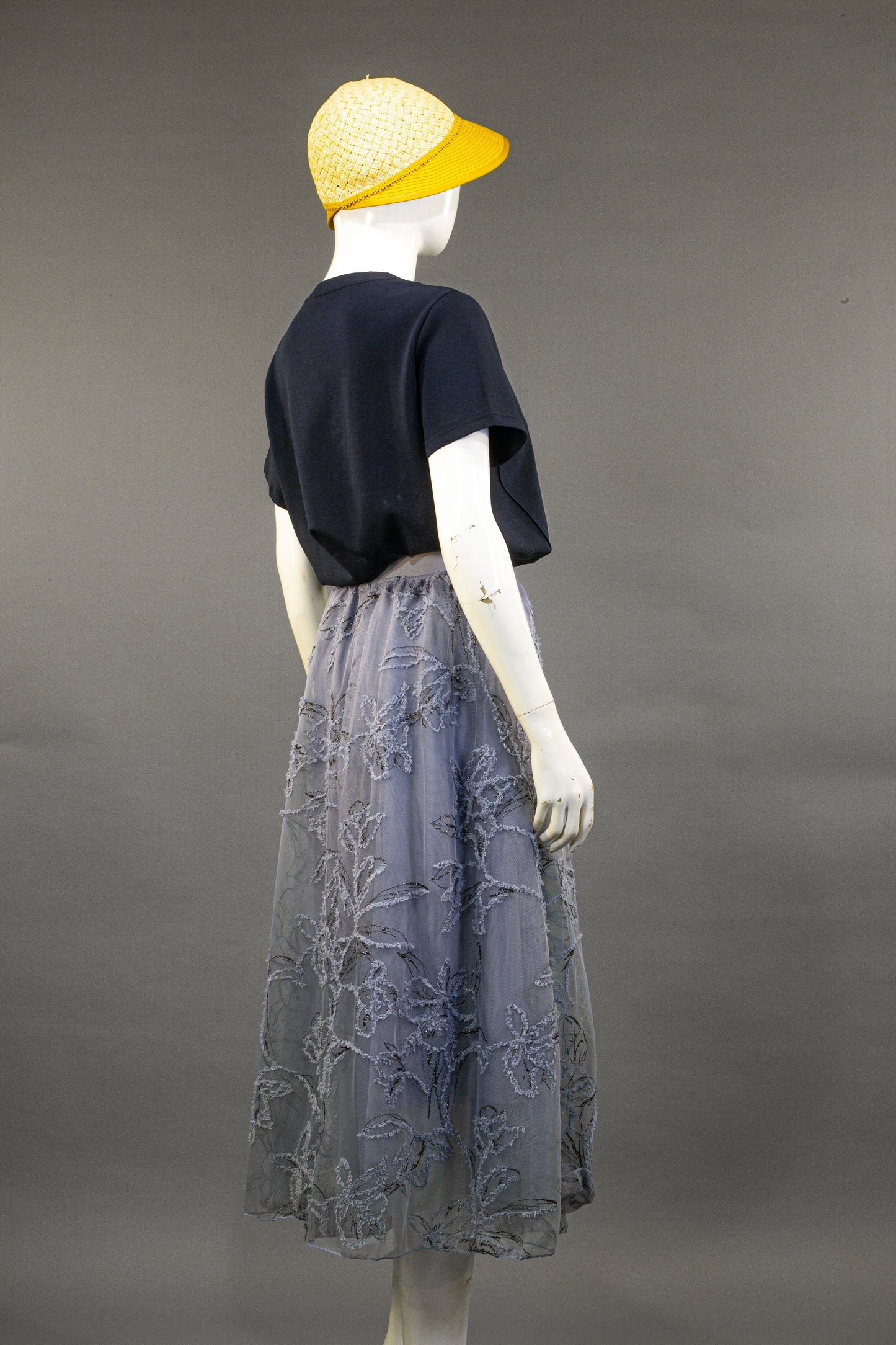 Rok Tile Full Bordir Bunga