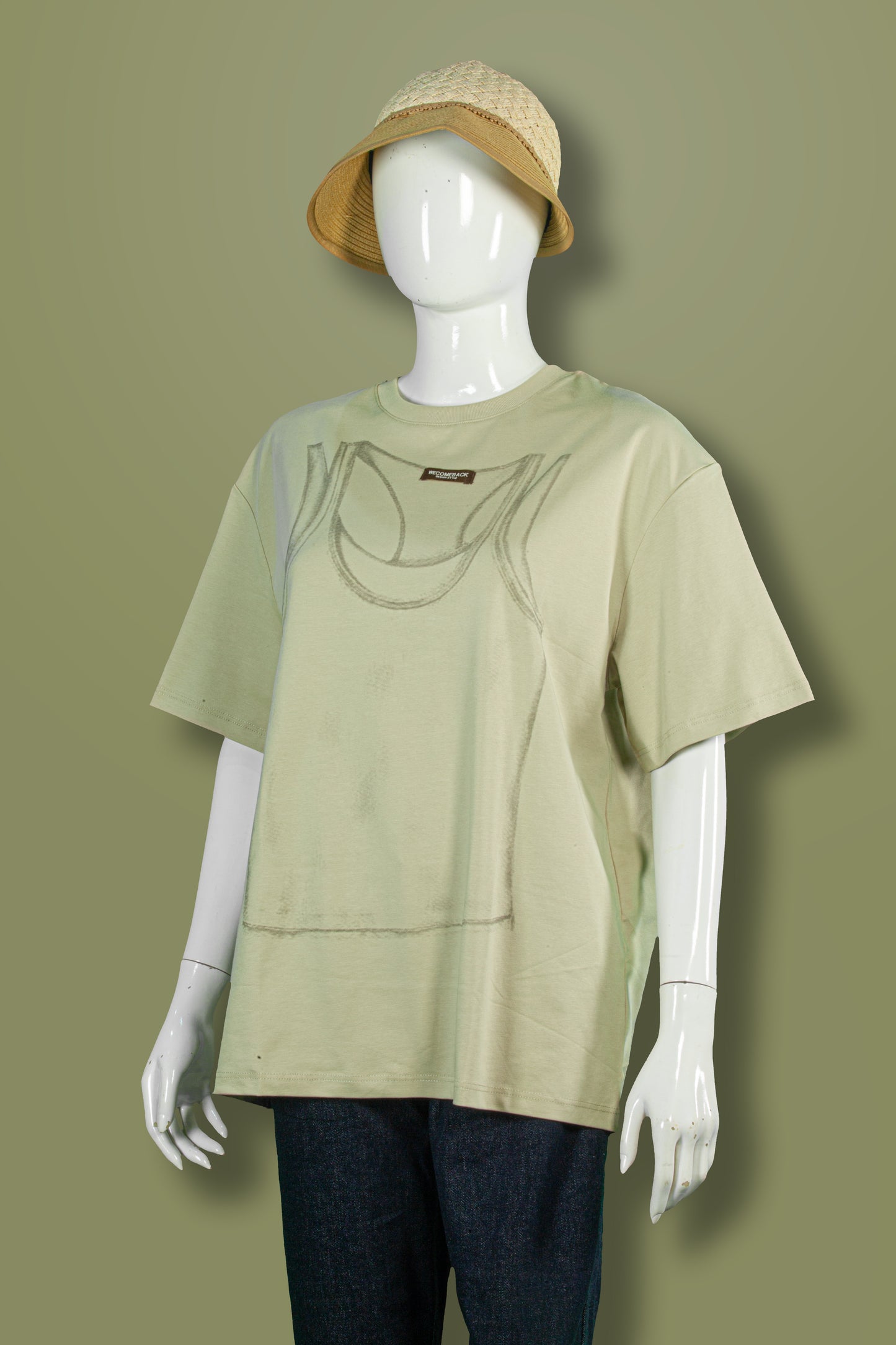 T-Shirt Tencel Motif Kaos