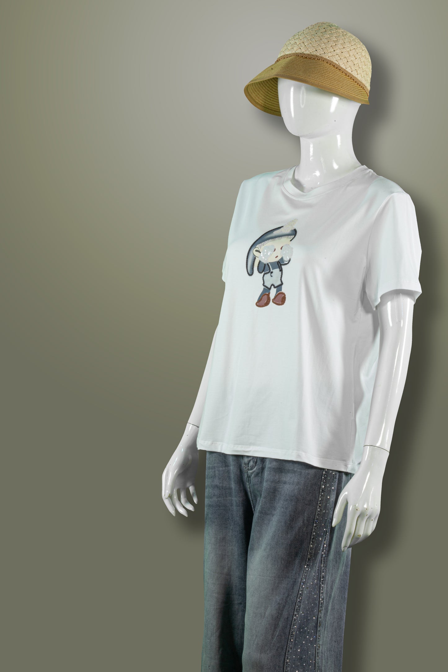 T-Shirt Tencel Motif Cry Boy