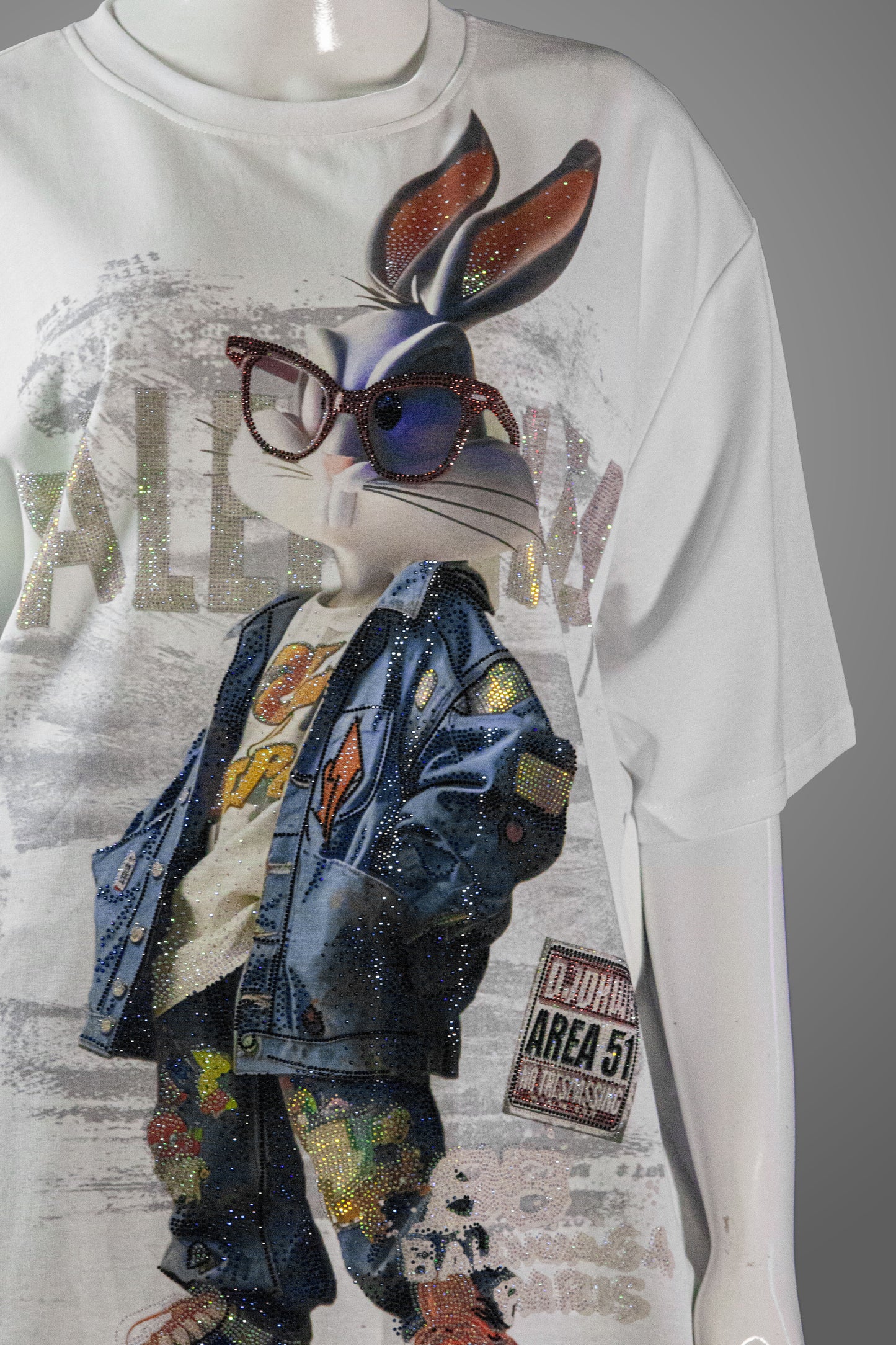 T-Shirt Premium Motif Cool Bunny