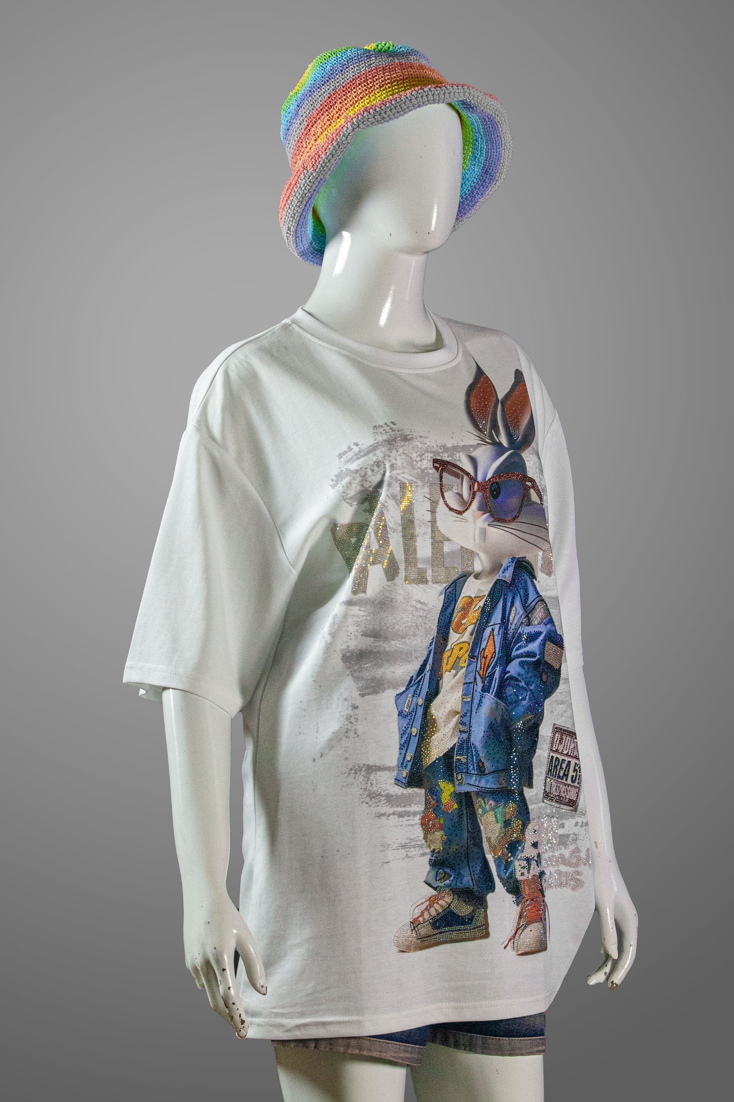 T-Shirt Premium Motif Cool Bunny