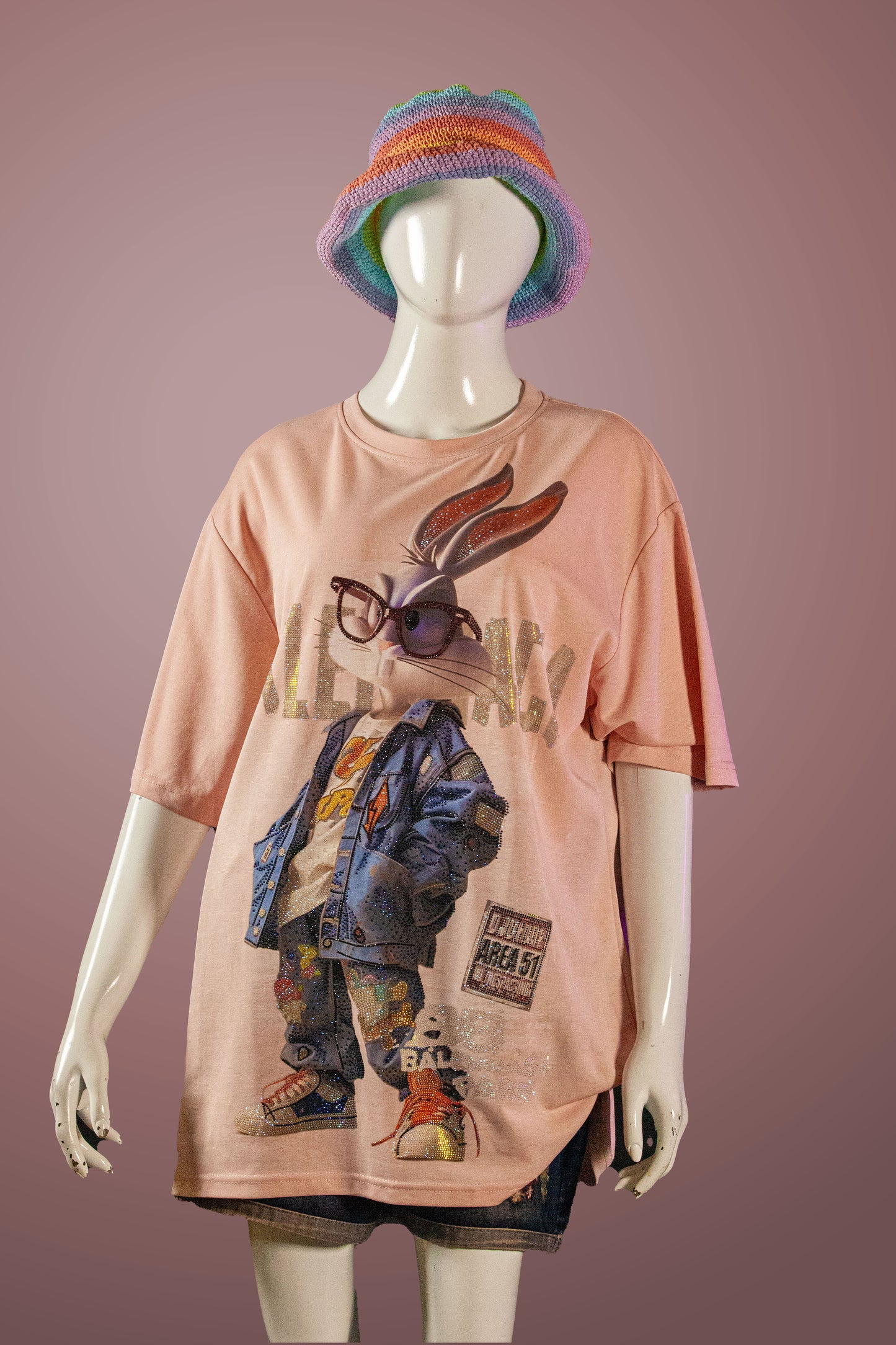 T-Shirt Premium Motif Cool Bunny