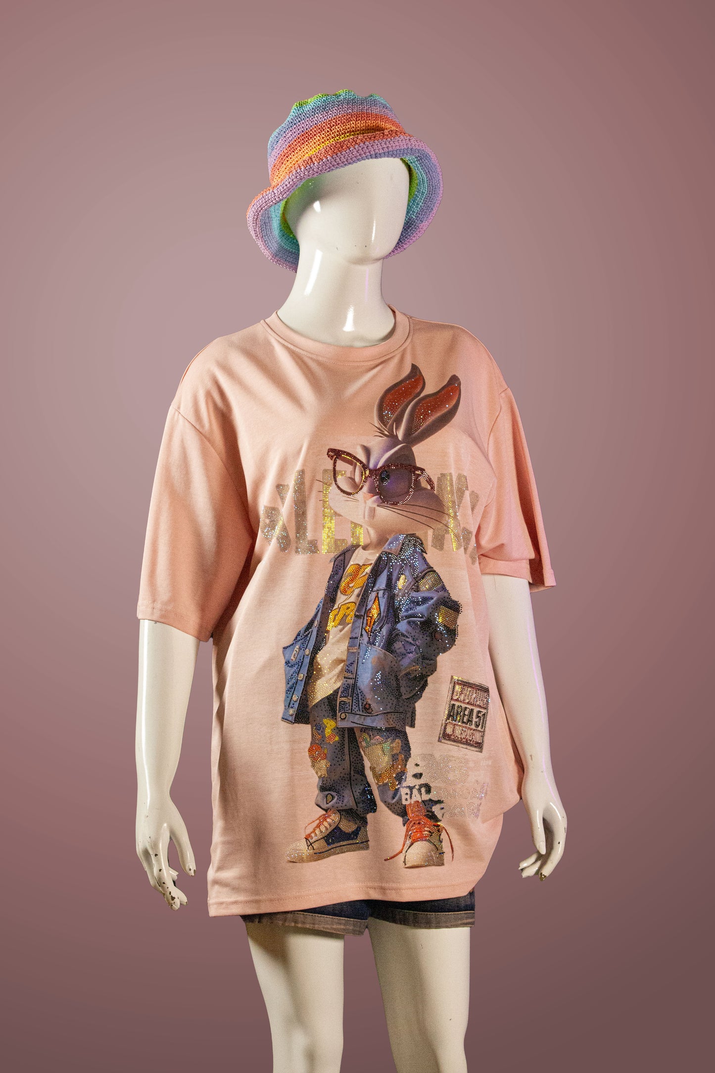 T-Shirt Premium Motif Cool Bunny