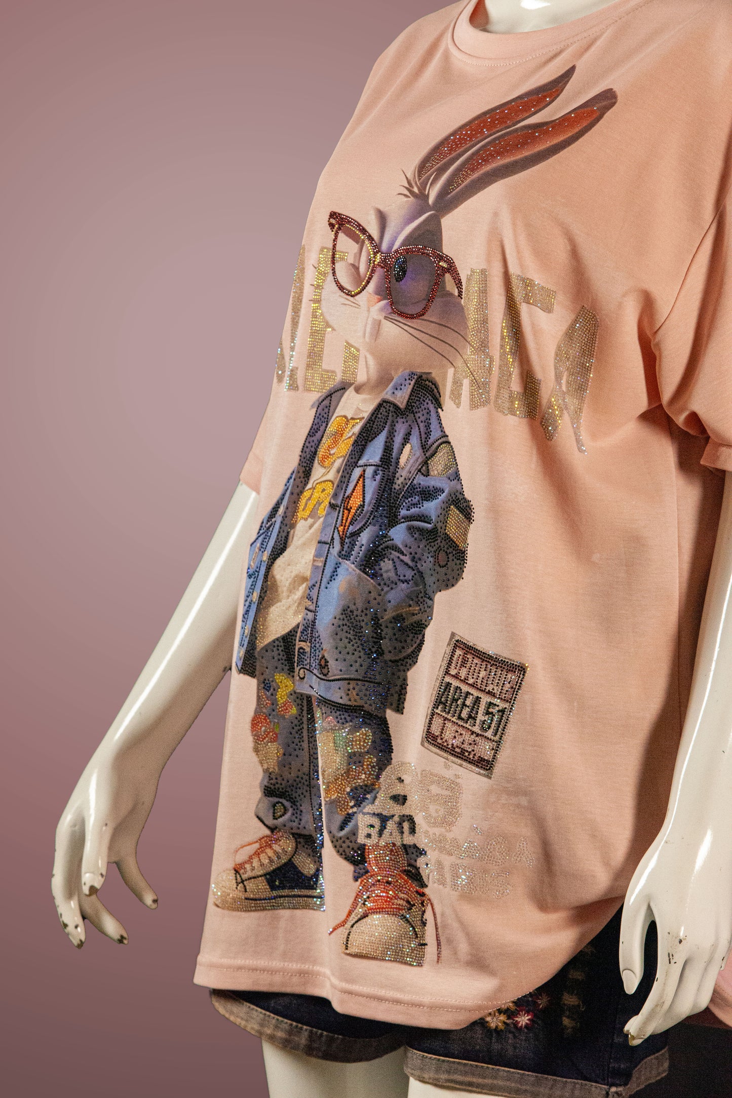 T-Shirt Premium Motif Cool Bunny