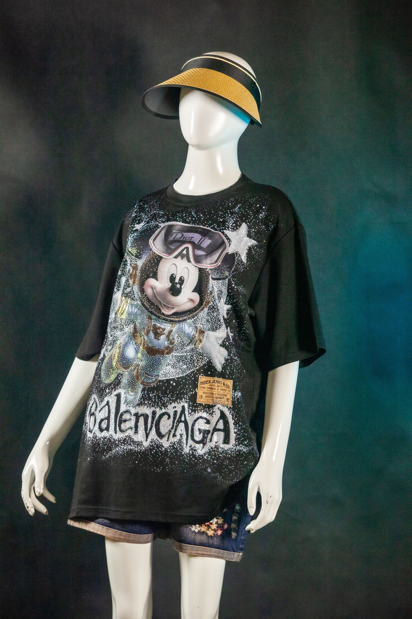T-Shirt Premium Motif Mickey in Space