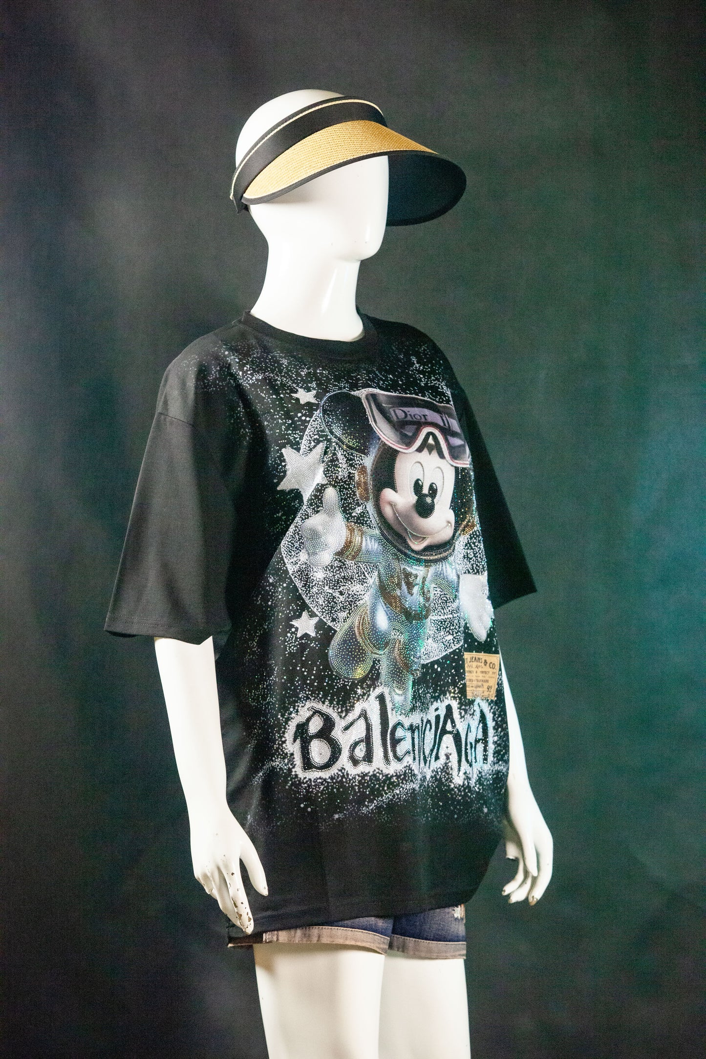 T-Shirt Premium Motif Mickey in Space