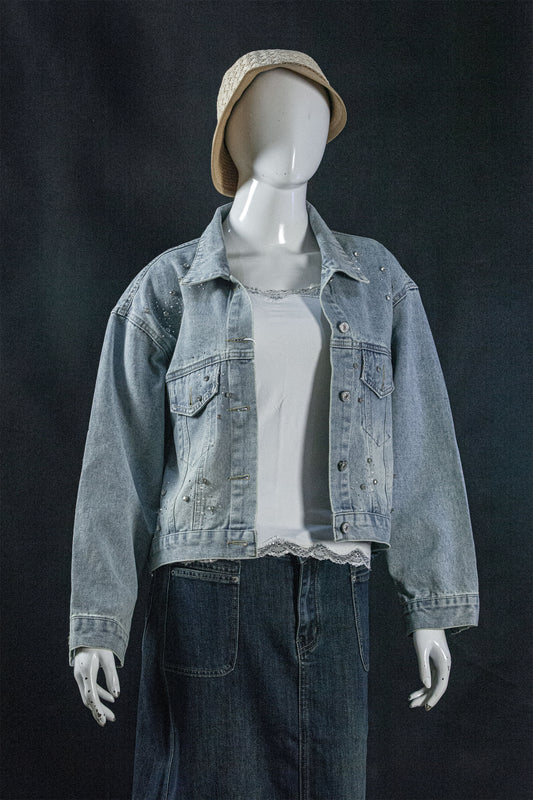 Jaket Jeans Premium Bling2