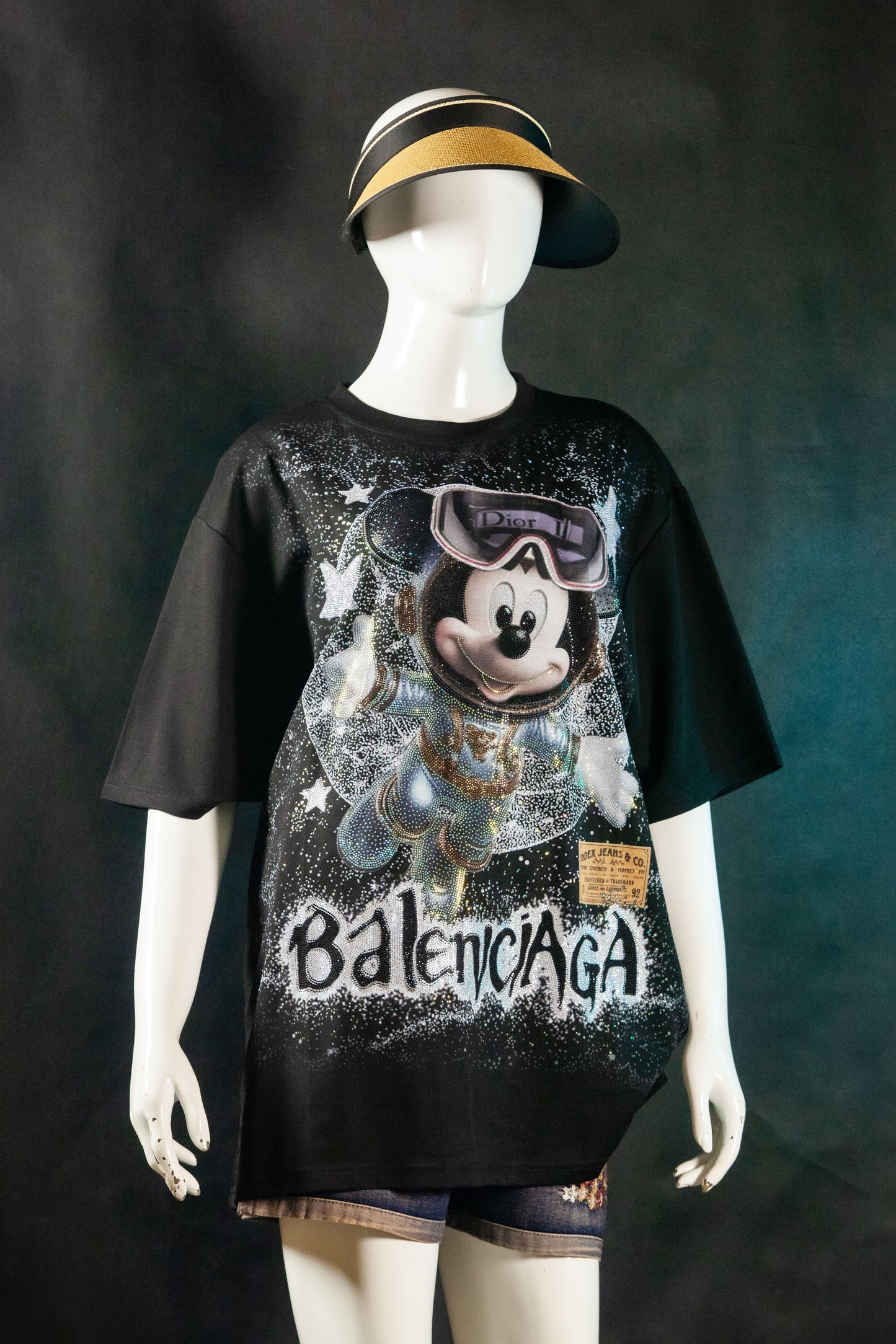 T-Shirt Premium Motif Mickey in Space