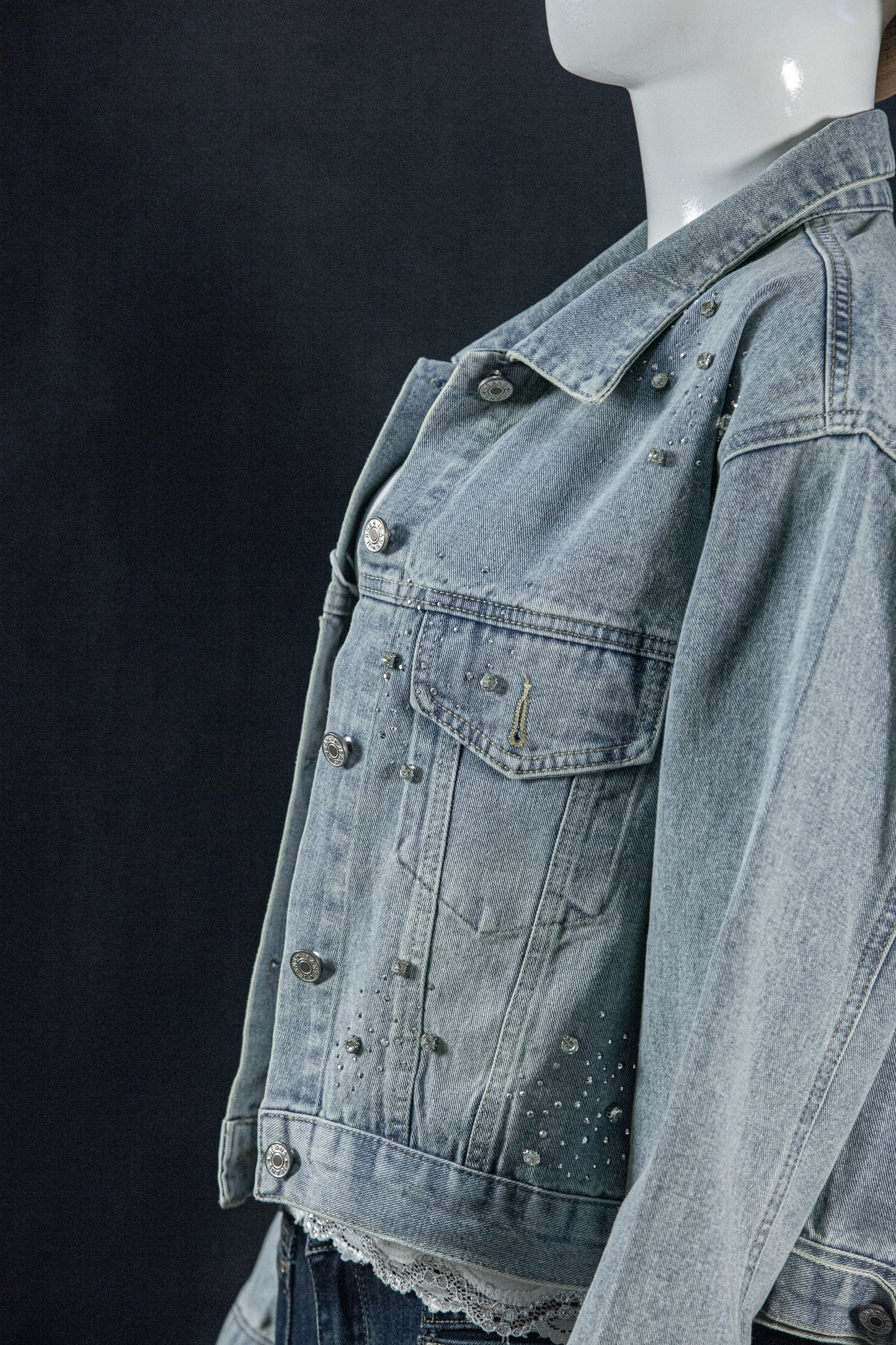 Jaket Jeans Premium Bling2