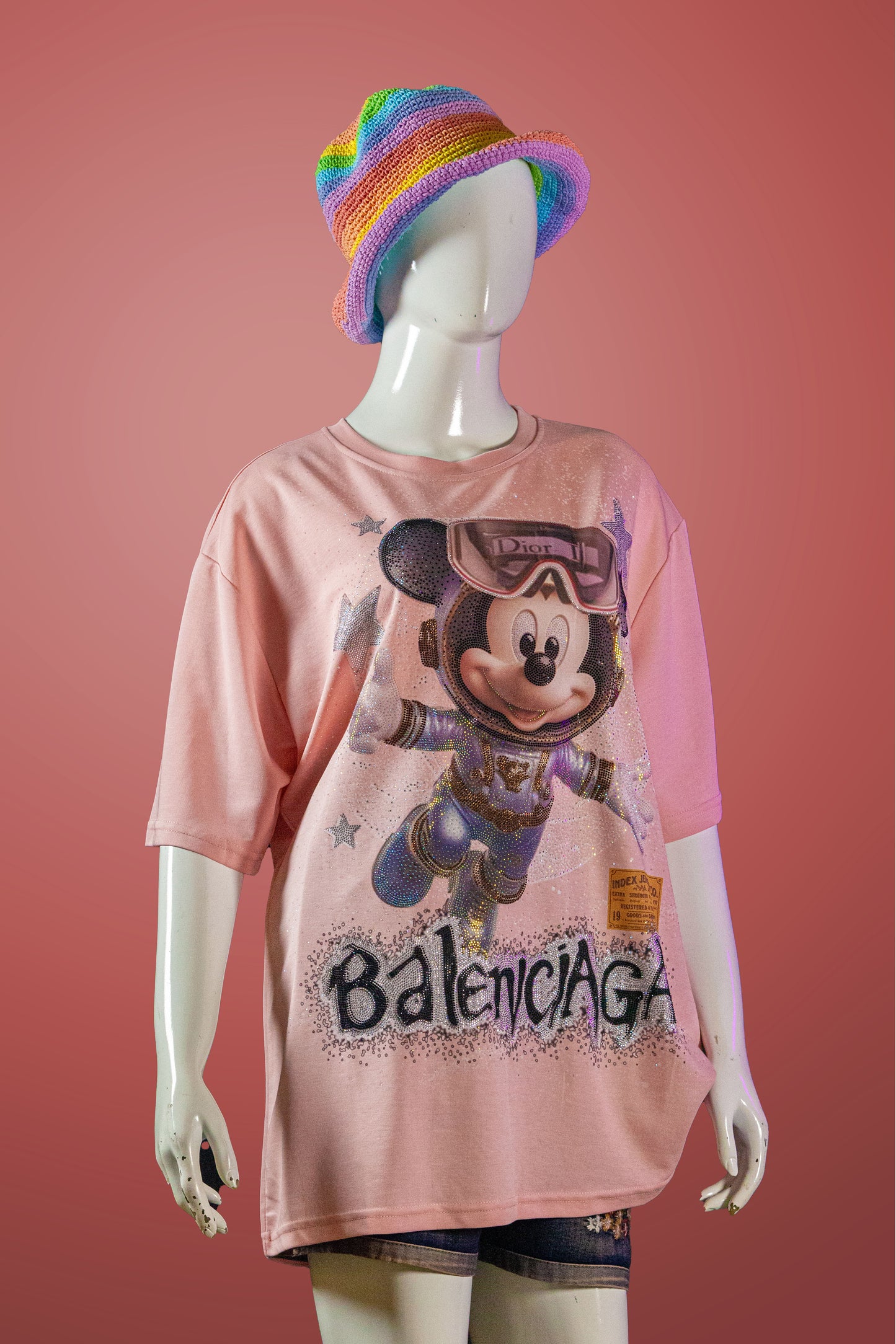 T-Shirt Premium Motif Mickey in Space