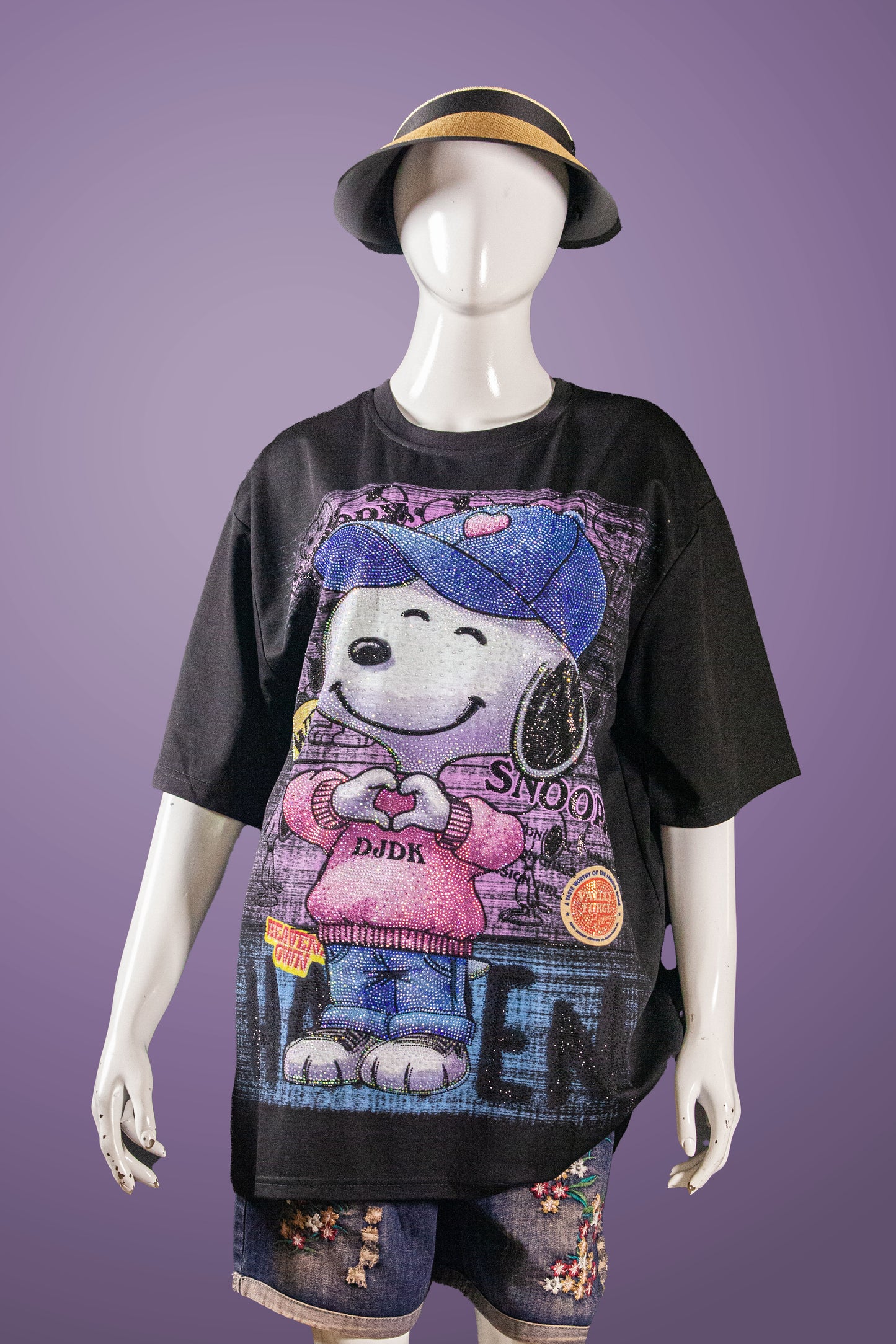 T-Shirt Premium Motif Snoopy Love