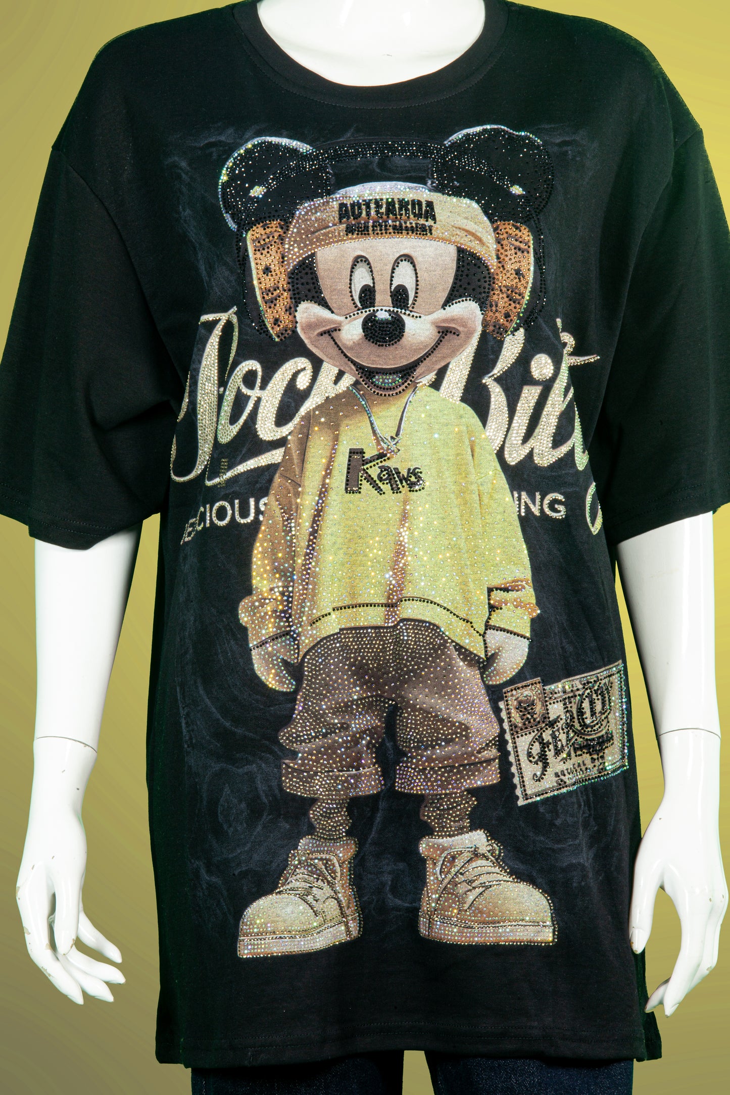 T-Shirt Premium Motif Mickey Rockbilly