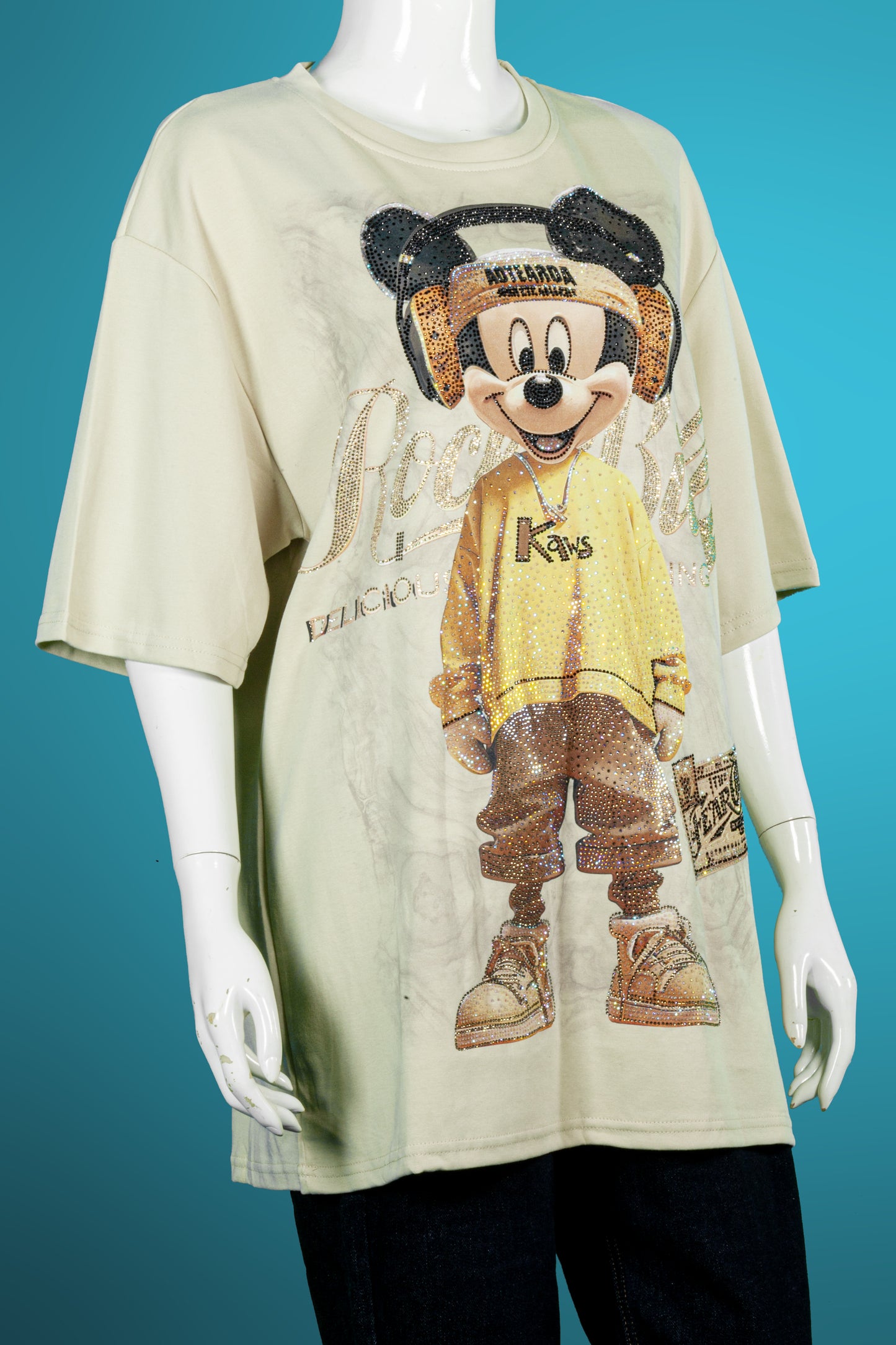 T-Shirt Premium Motif Mickey Rockbilly