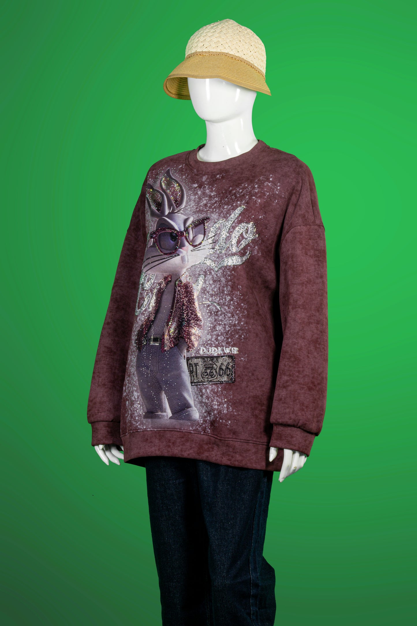 T-Shirt Tangan Panjang Premium Motif Cool Bunny