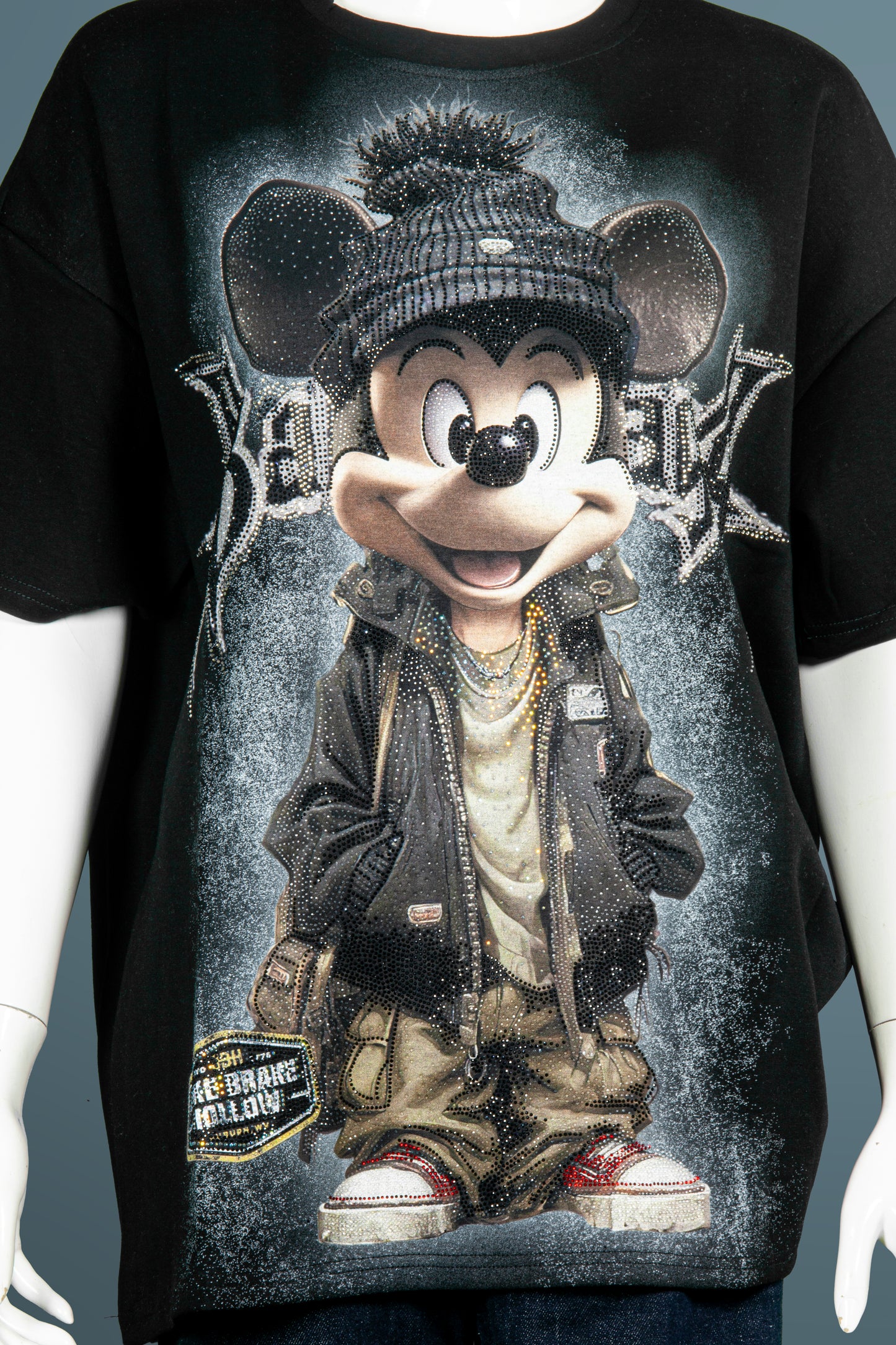 T-Shirt Premium Motif Hiphop Mickey