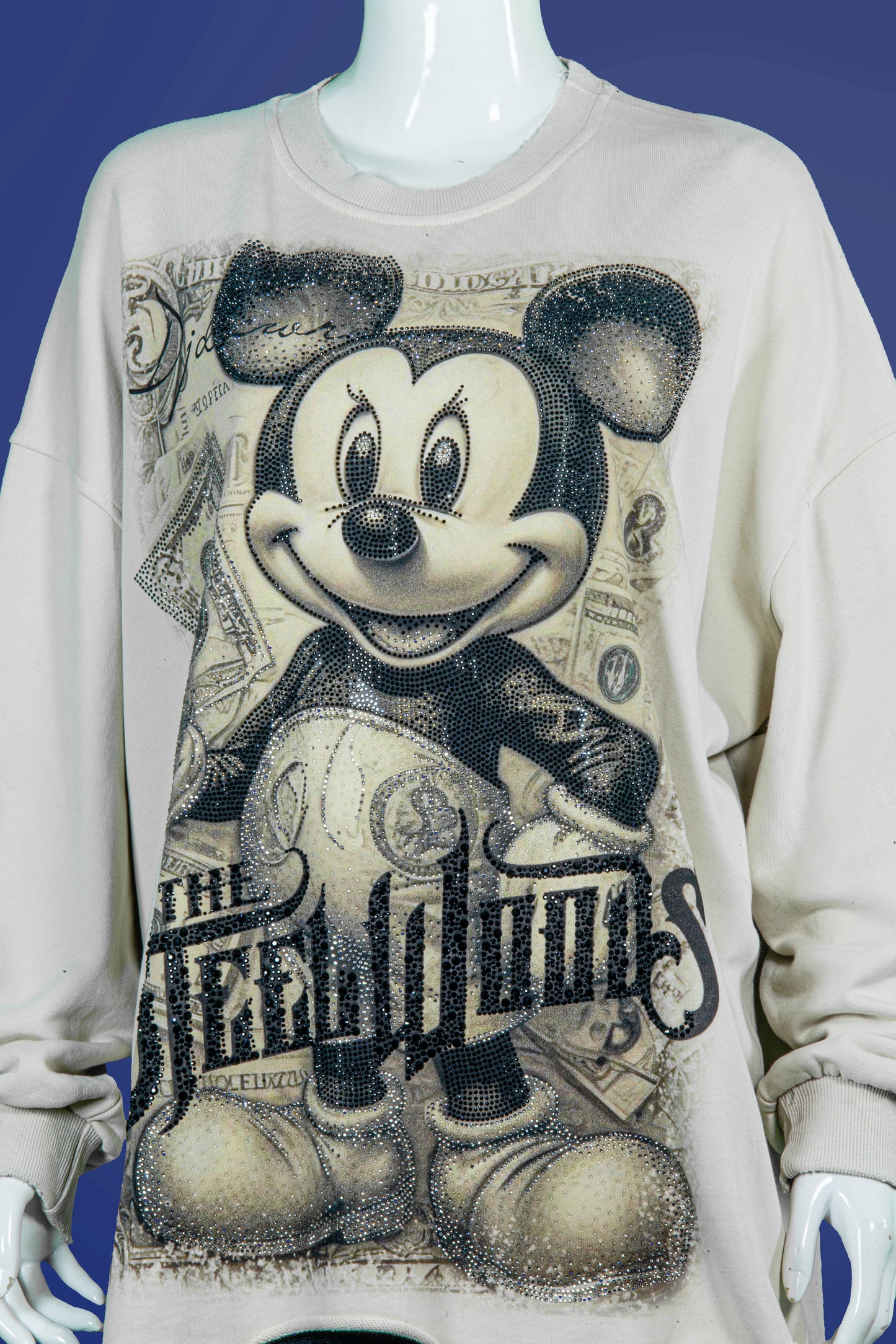 T-Shirt Tangan Panjang Premium Motif Mickey Steel Woods