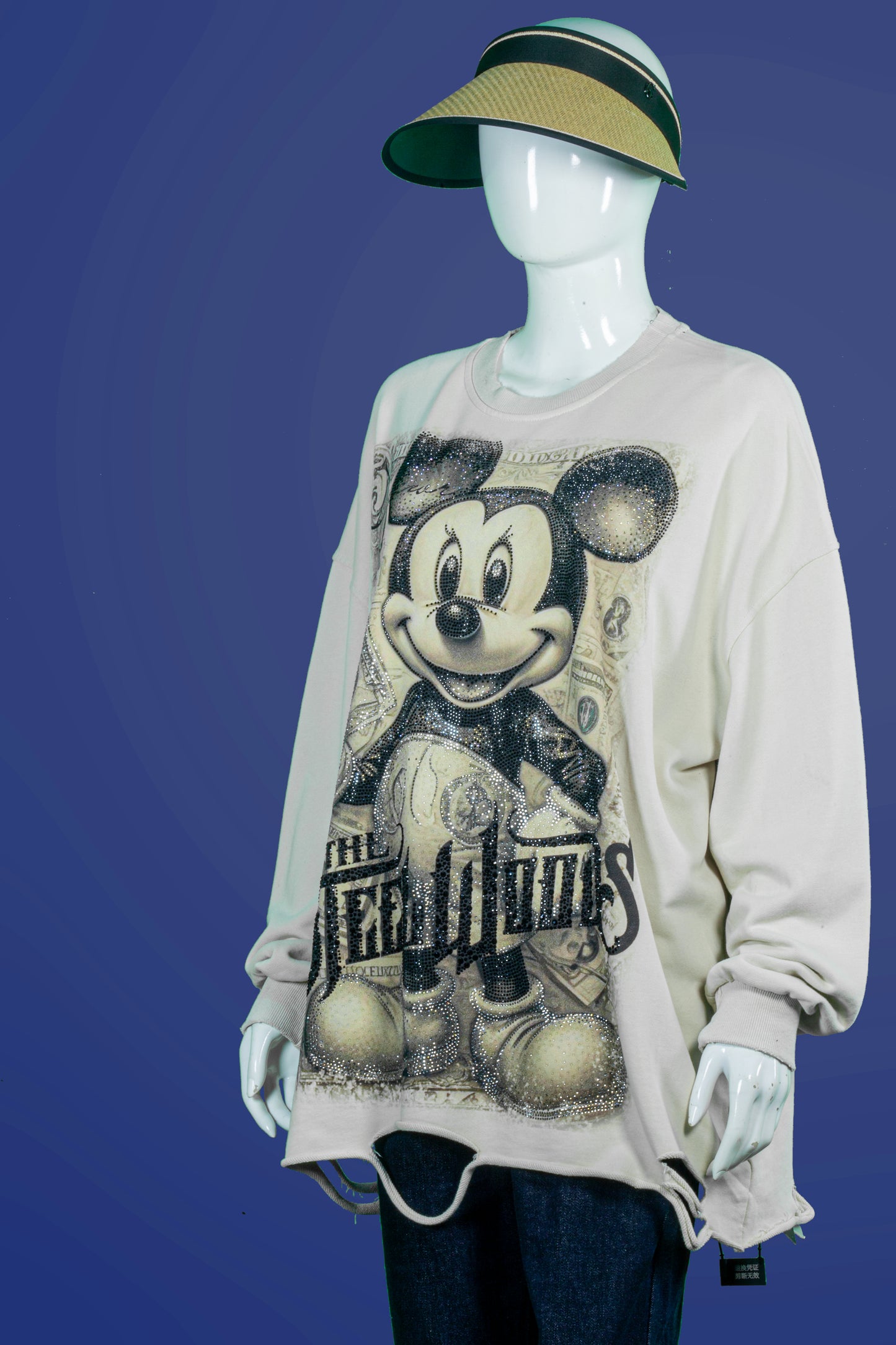 T-Shirt Tangan Panjang Premium Motif Mickey Steel Woods