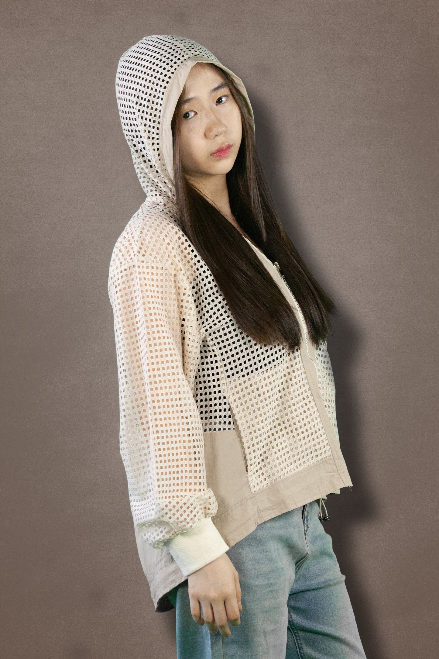 Jaket Jaring Tangan Panjang