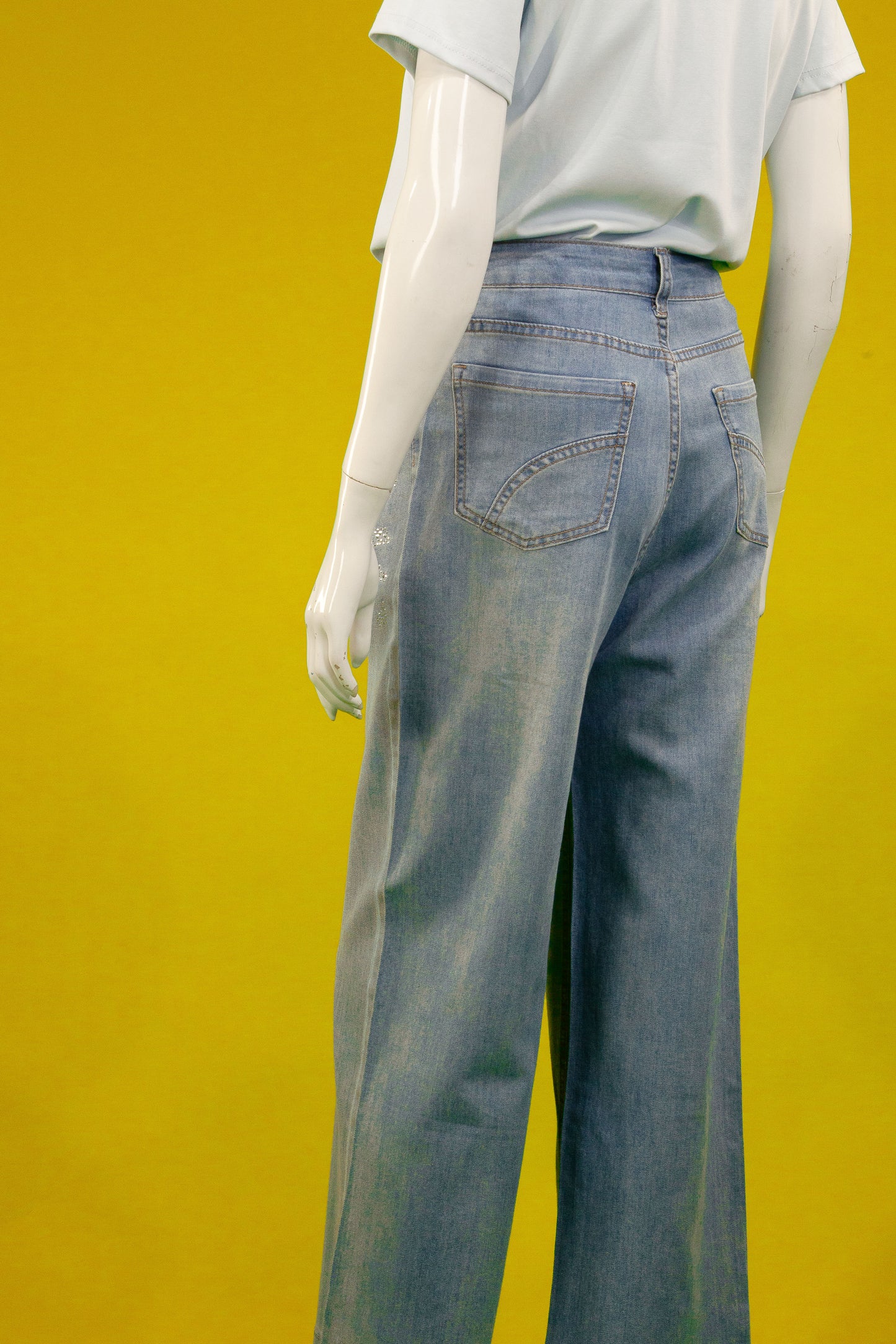 Celana Panjang Soft Jeans Motif Kembang Api